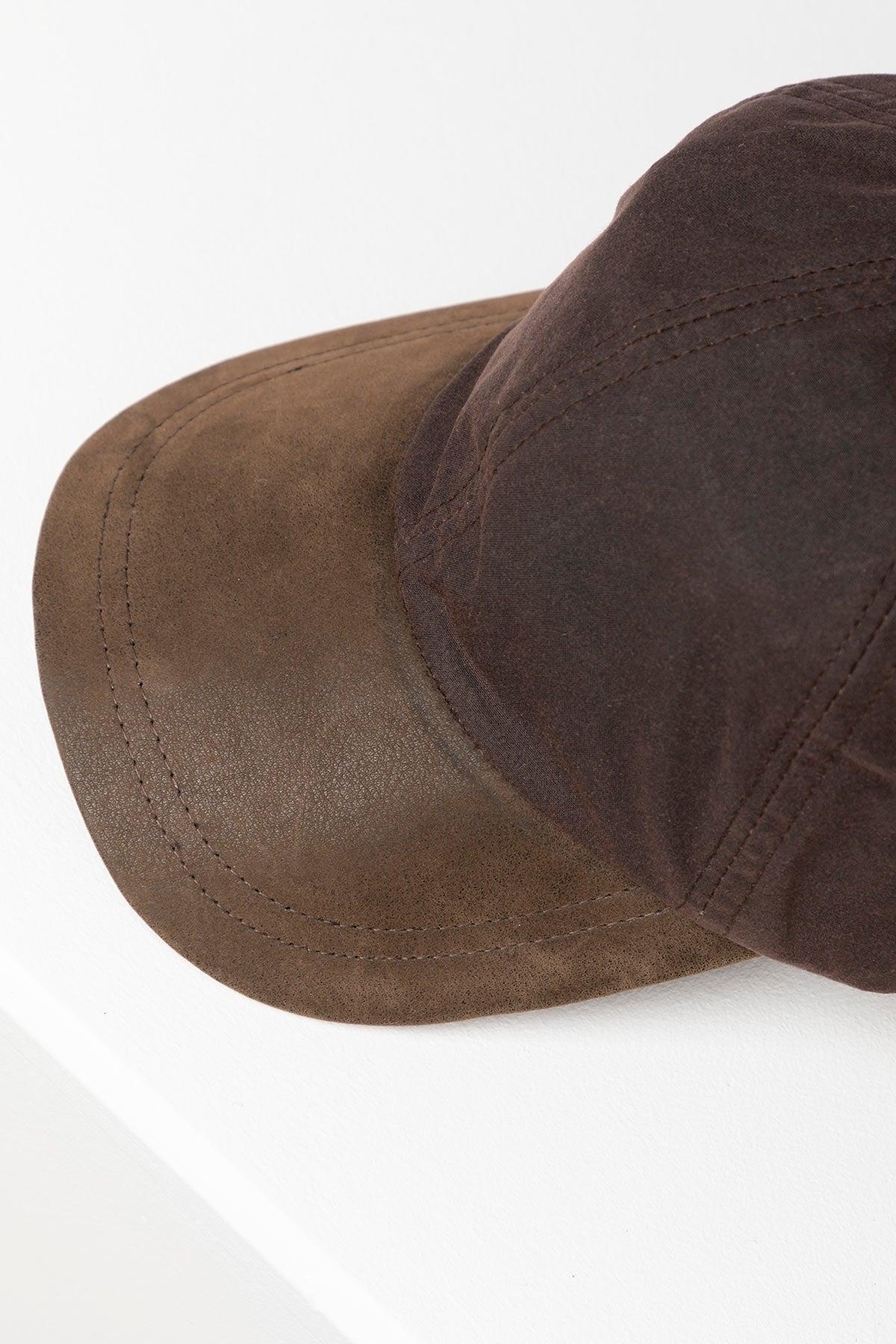 Rydale Men's Wax Baseball Cap with Nubuck Peak - Danby
