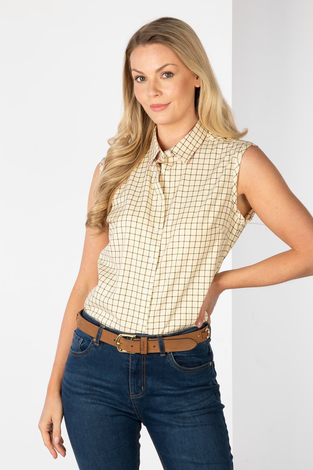 Rydale Ladies Hannah Sleeveless Country Shirt - Ellie II