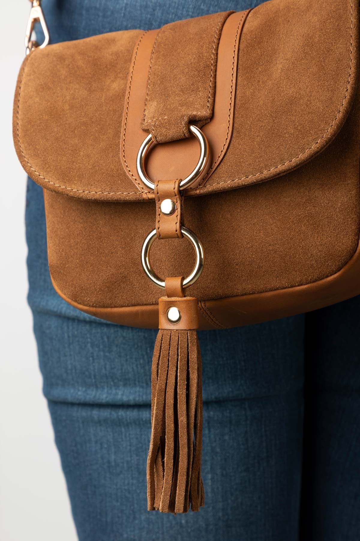 Rydale Ladies Suede Cross Body Bag - Helmsley