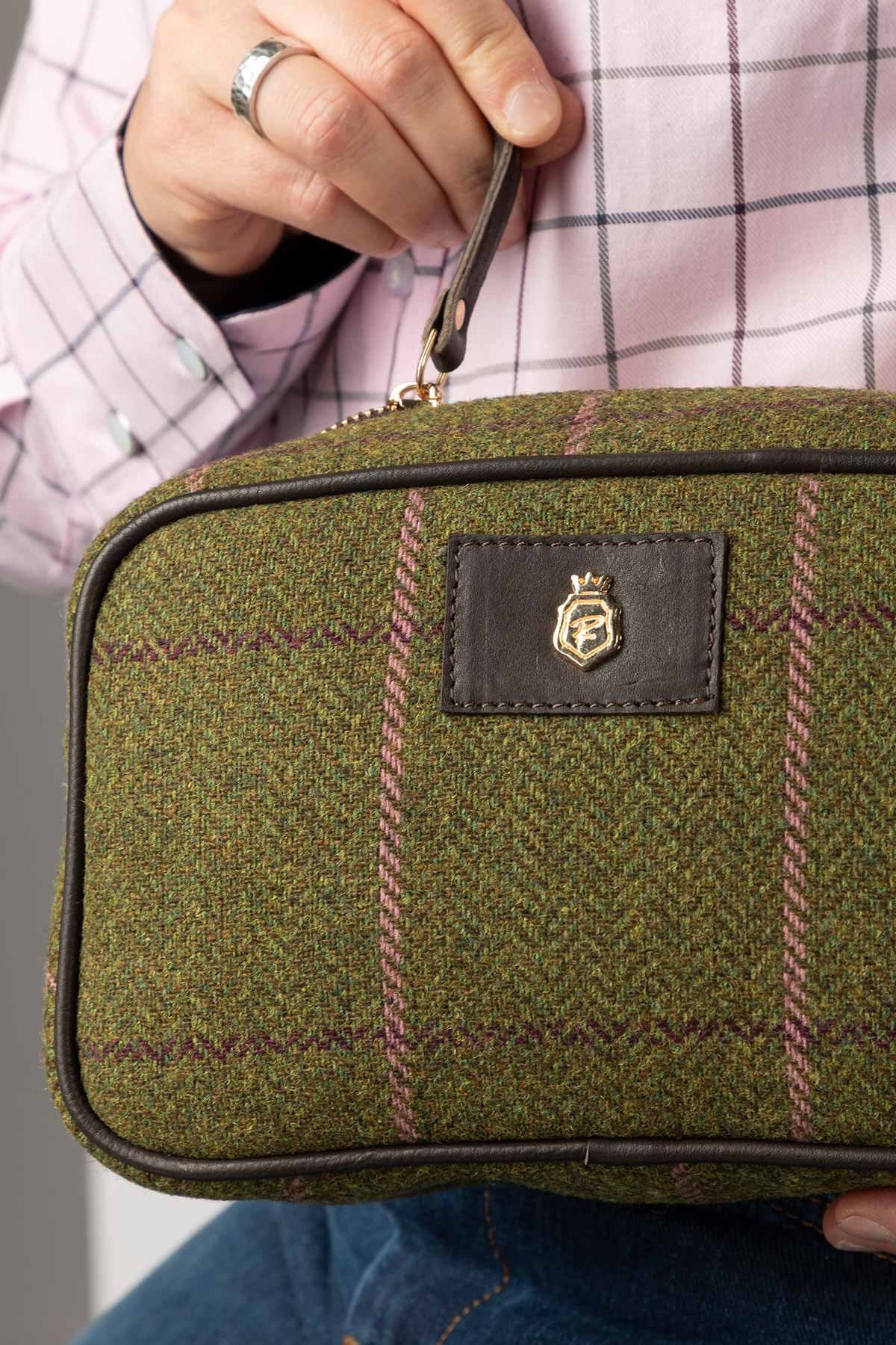 Rydale Large Tweed Makeup Bag - Helmsley