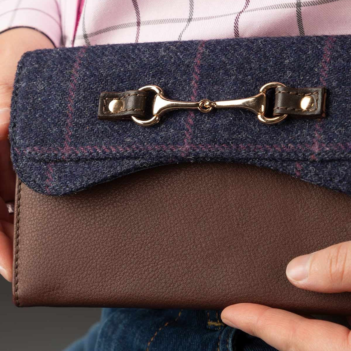 Rydale Ladies Tweed Snaffle Purse - Helmsley