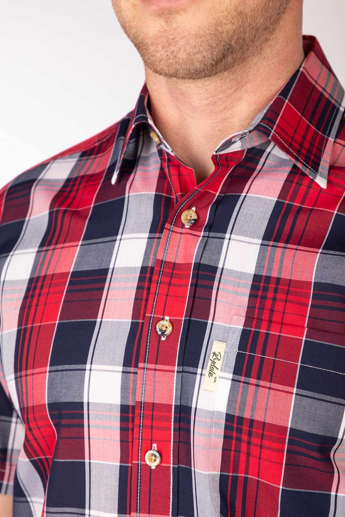 Rydale Men's Short Sleeved Check Shirt