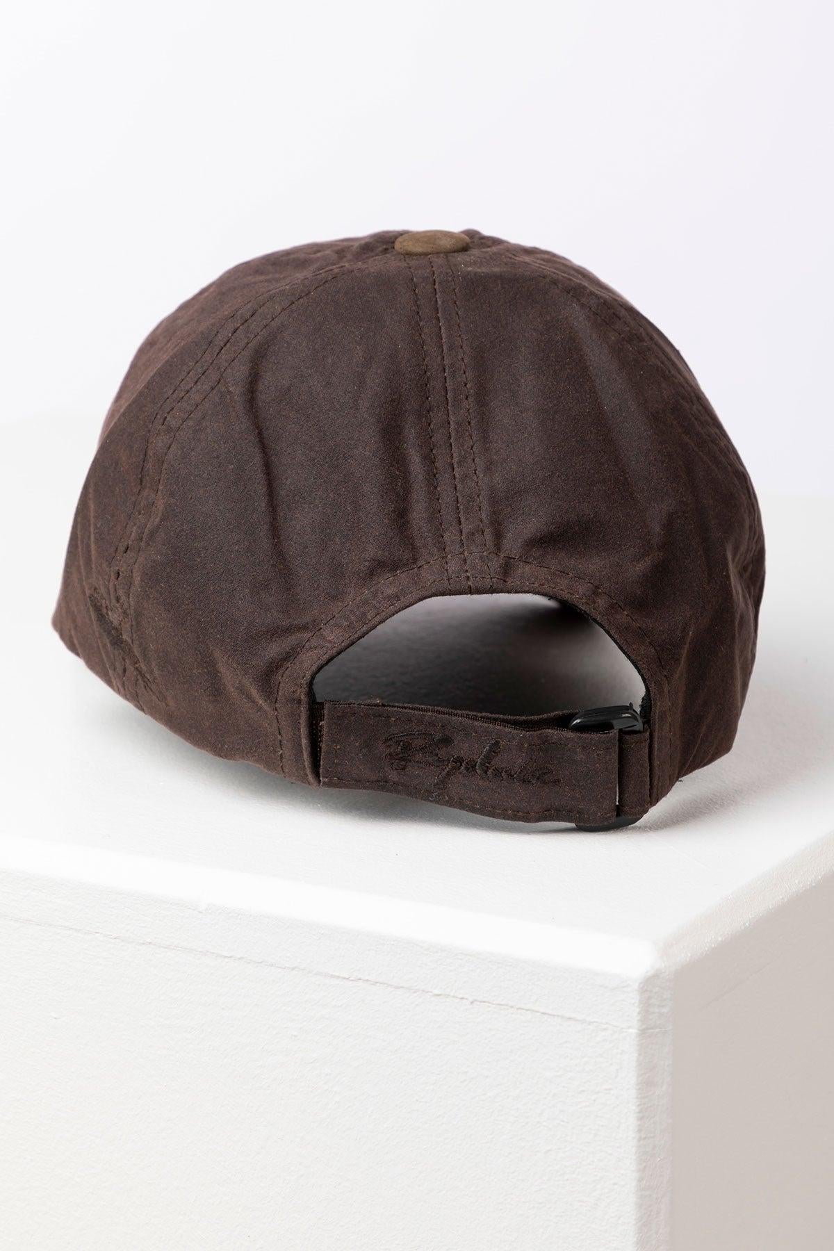 Rydale Men's Wax Baseball Cap with Nubuck Peak - Danby