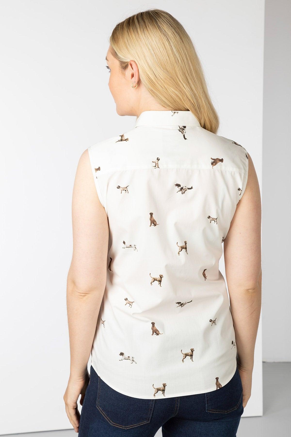 Rydale Ladies Sleeveless Shirt With Collar - Wistow II