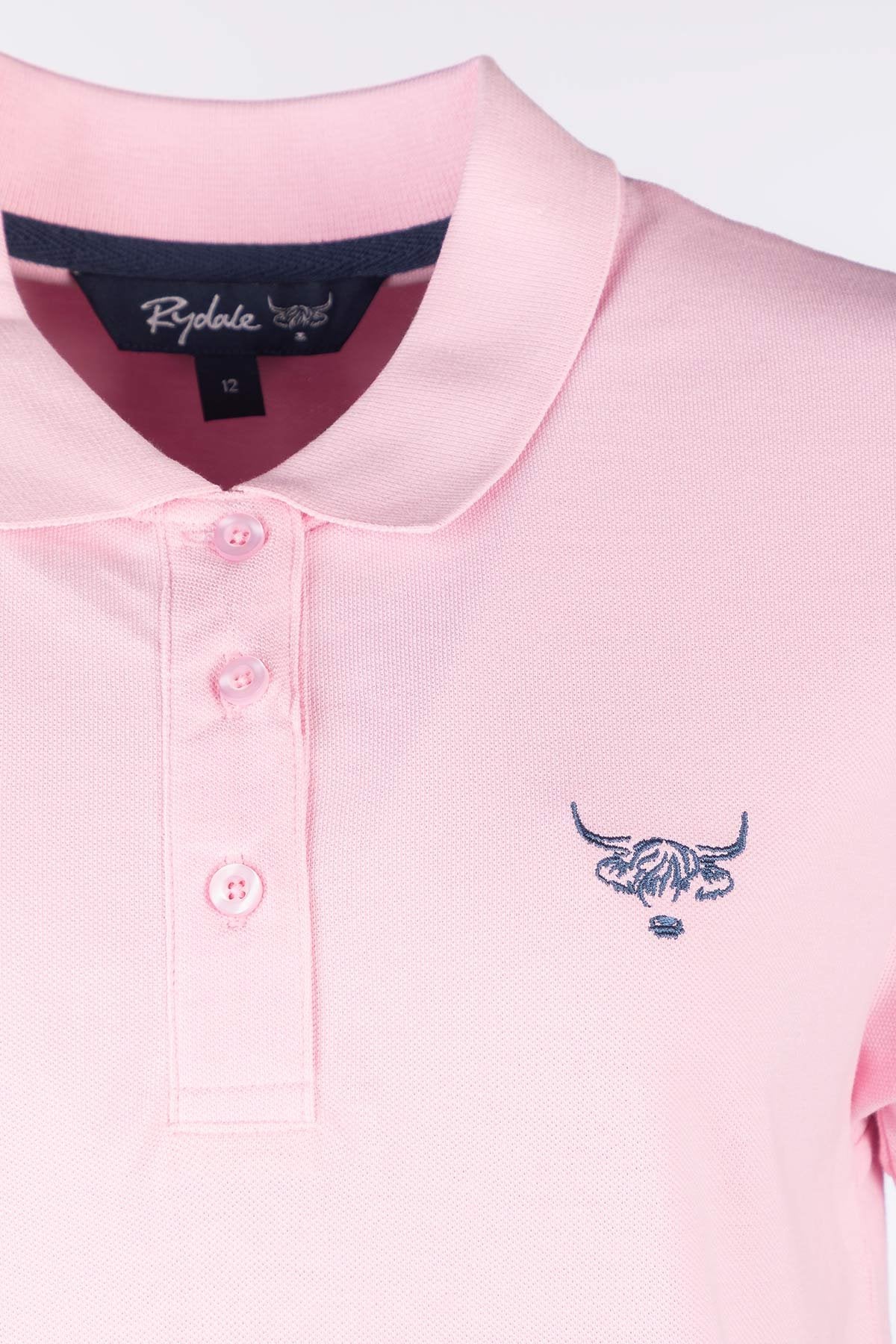 Rydale Ladies Highland Cow Polo Shirt - Kirby