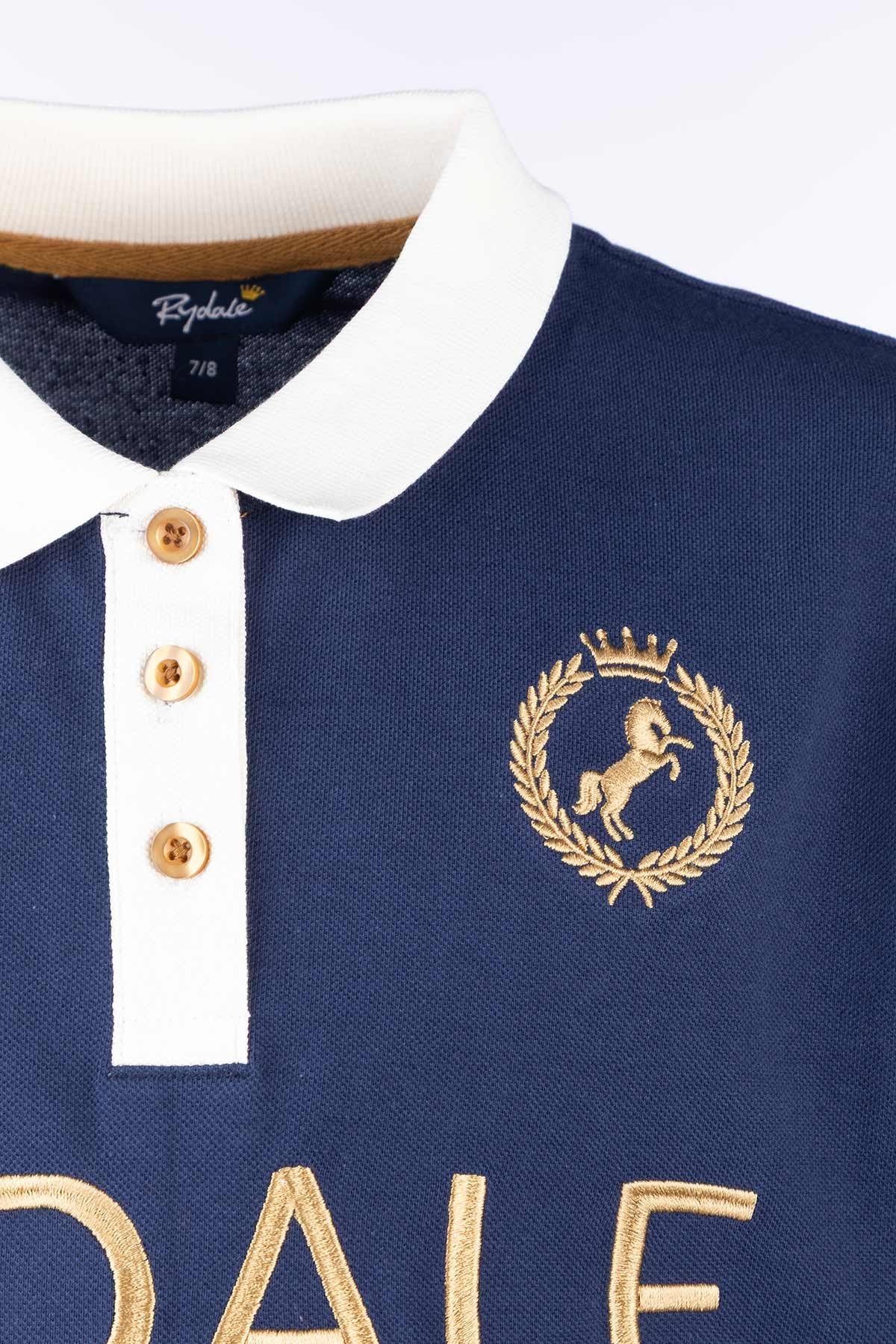 Rydale Junior Equestrian Patterned Polo Shirt - Muston