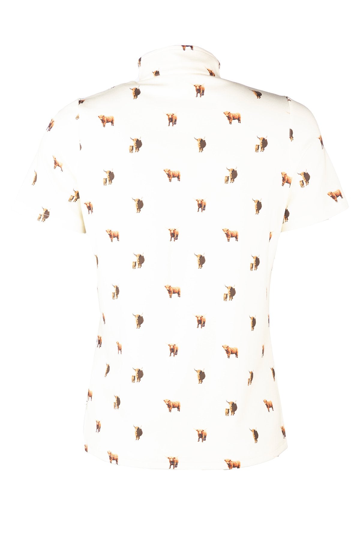 Rydale Ladies Short Sleeved 1/4 Zip Top - Foxholes