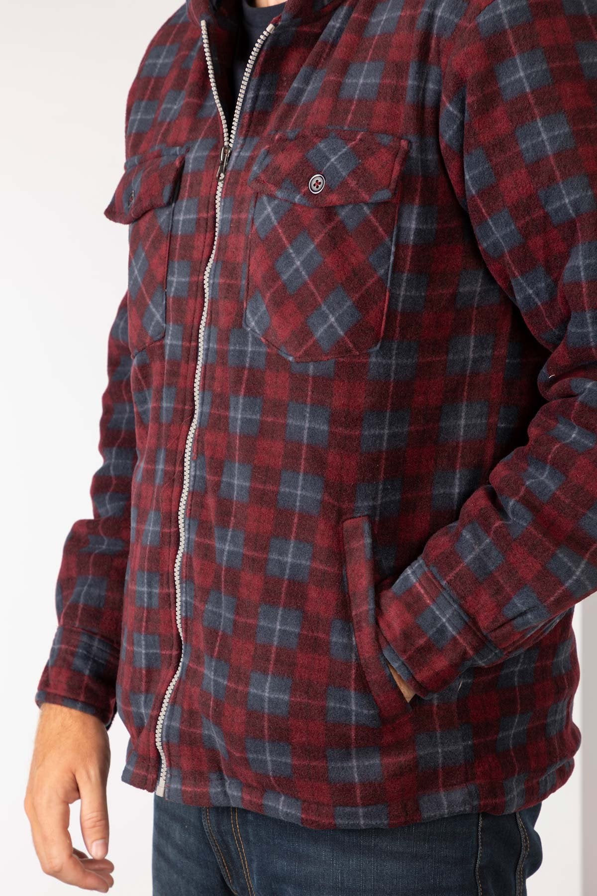Rydale Men's Hooded Fleece Overshirt - Ulrome