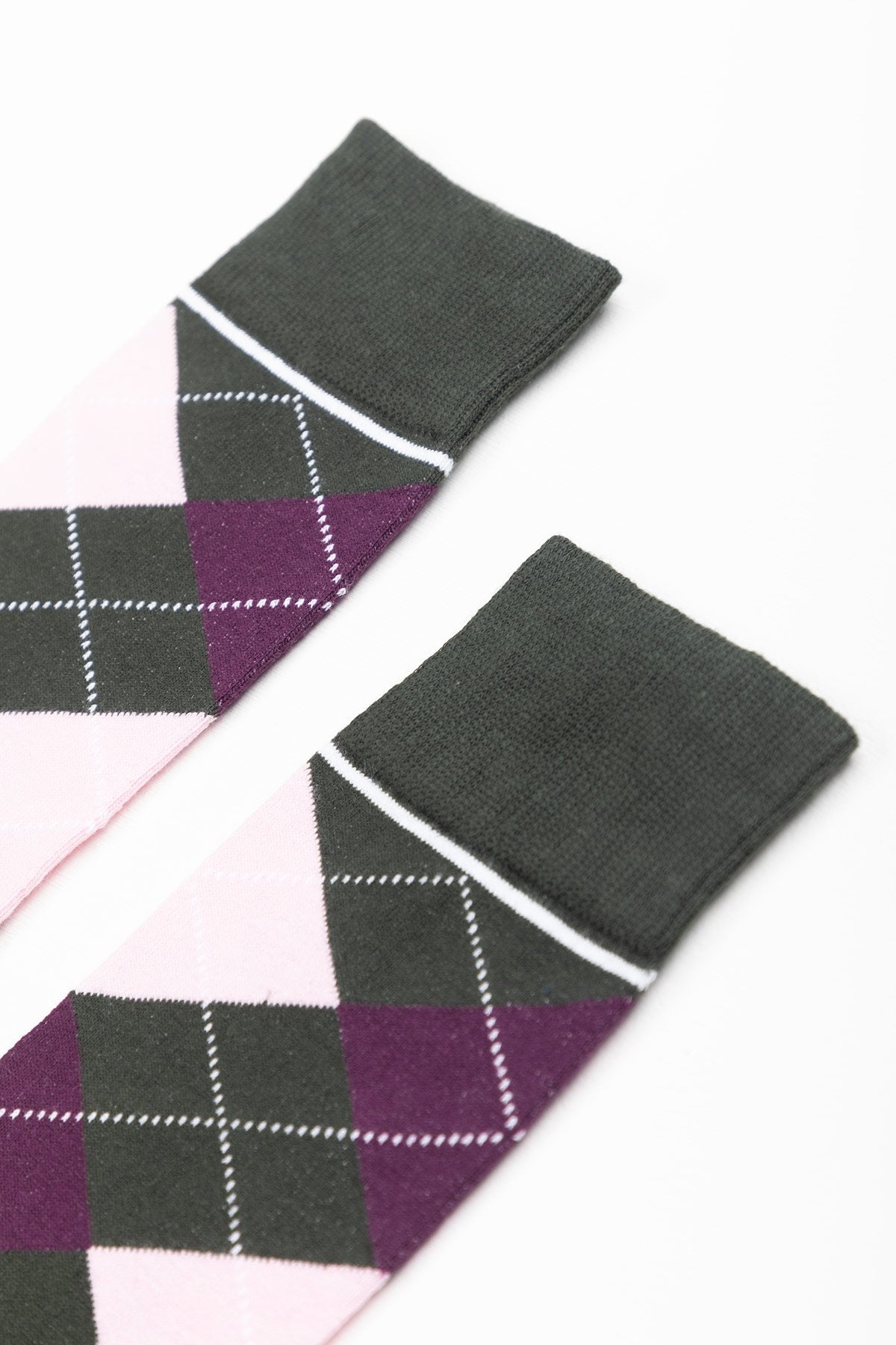 Rydale Ladies Argyle Ankle Socks