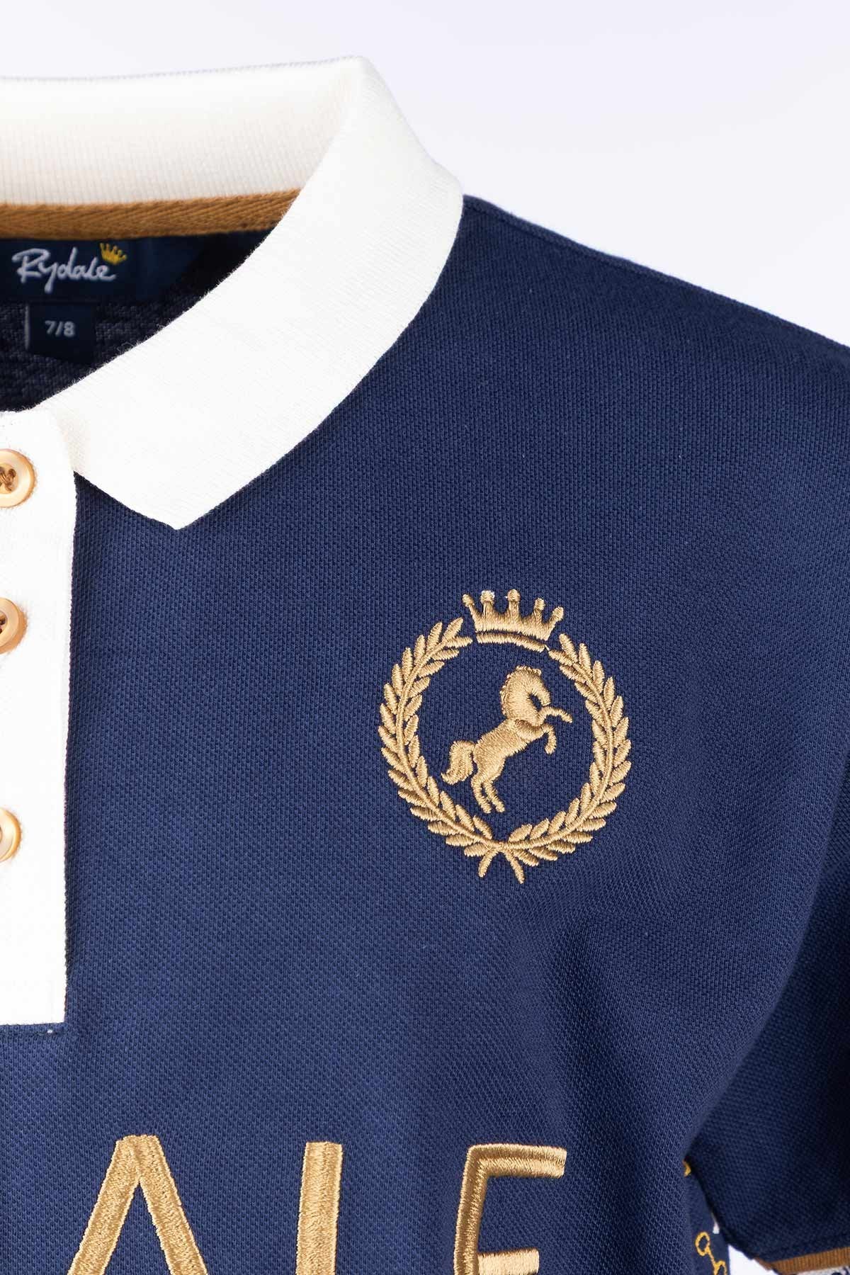 Rydale Junior Equestrian Patterned Polo Shirt - Muston
