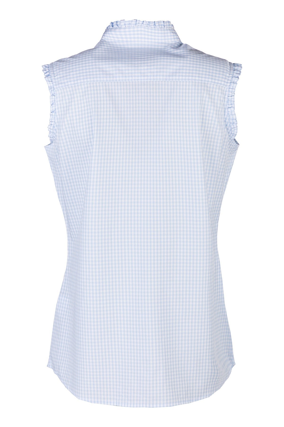 Rydale Ladies Ruffled Sleeveless Shirt - Ivy