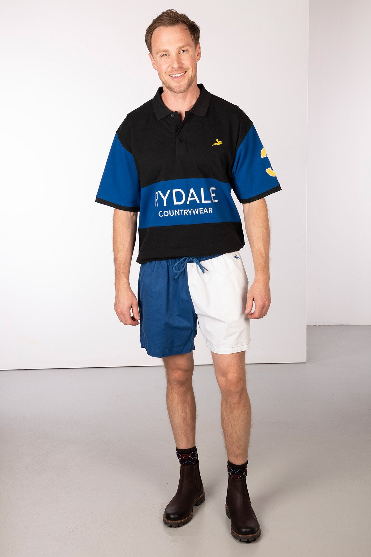 Rydale Men's Quartered Cotton Rugby Shorts - Fordon