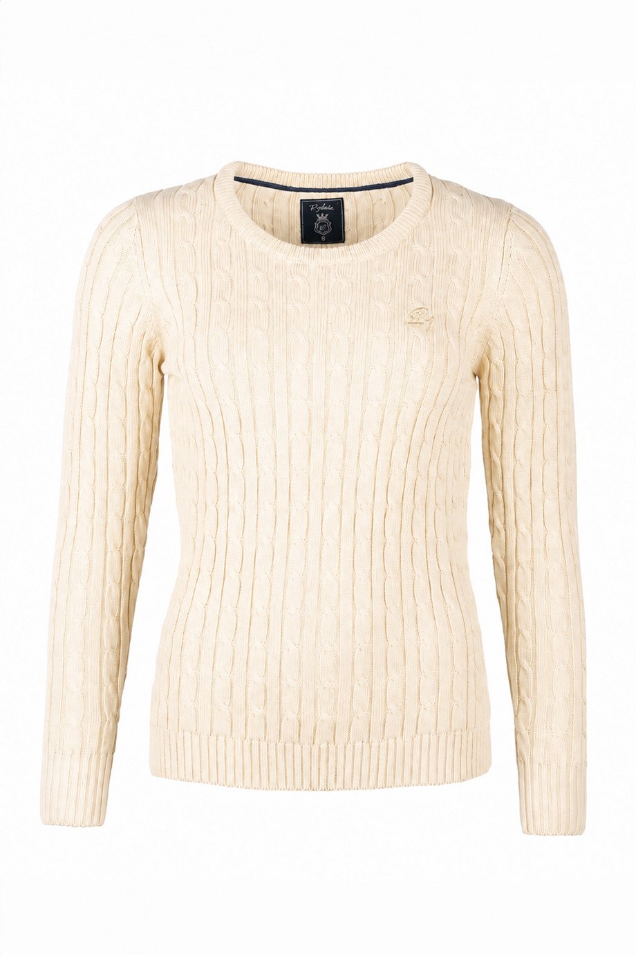 Rydale Ladies Crew Neck Cable Knit Jumper - Emma