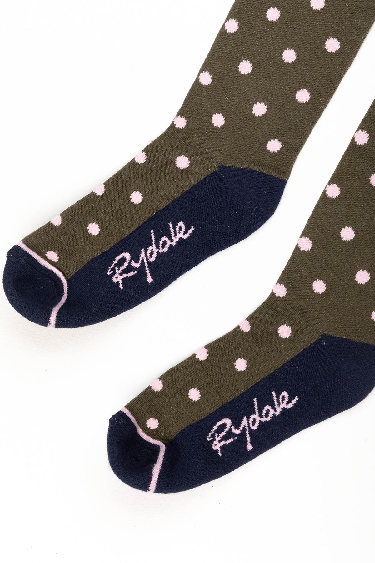 Rydale Ladies Polka Dot Knee Length Riding Socks