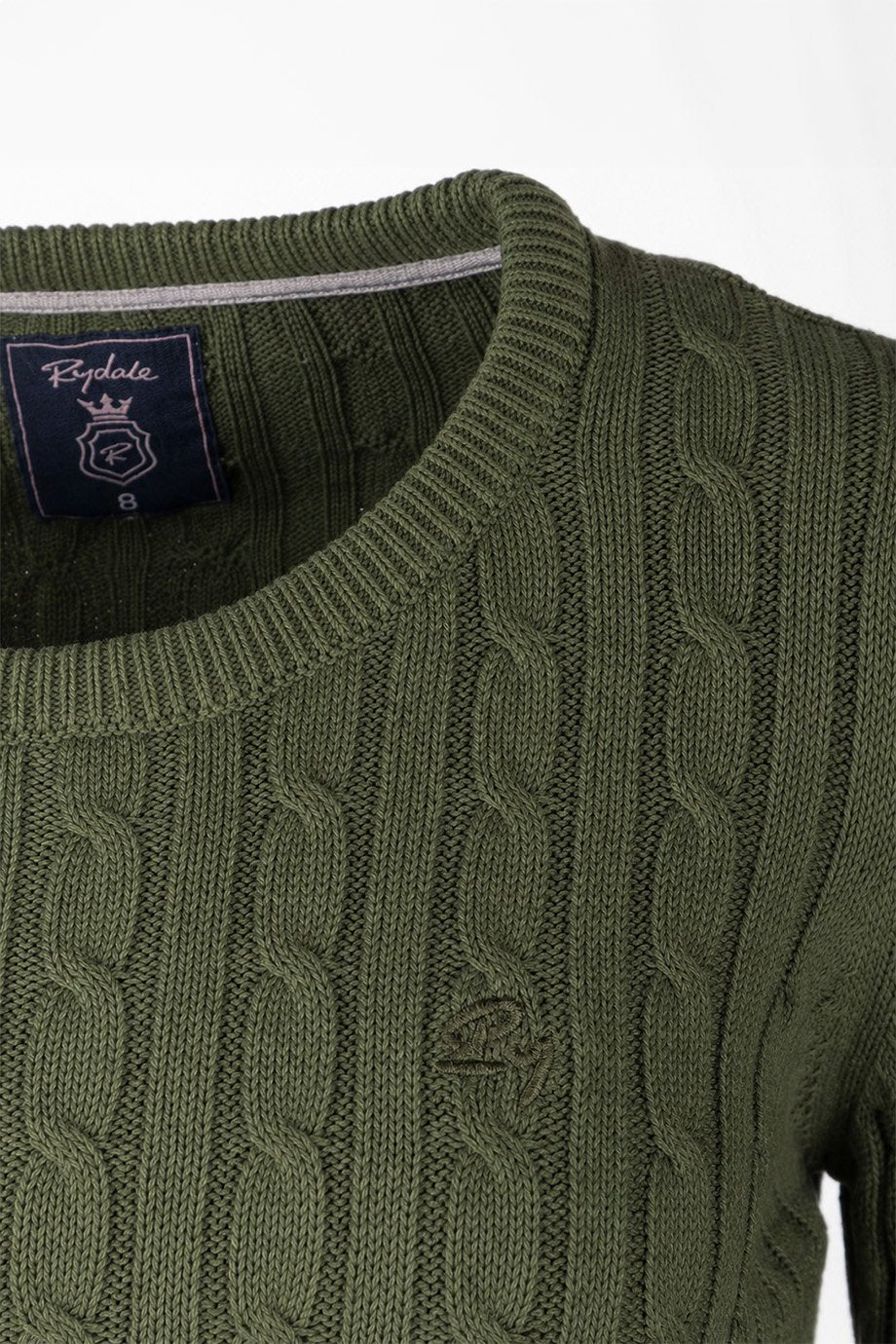 Rydale Ladies Crew Neck Cable Knit Jumper - Emma