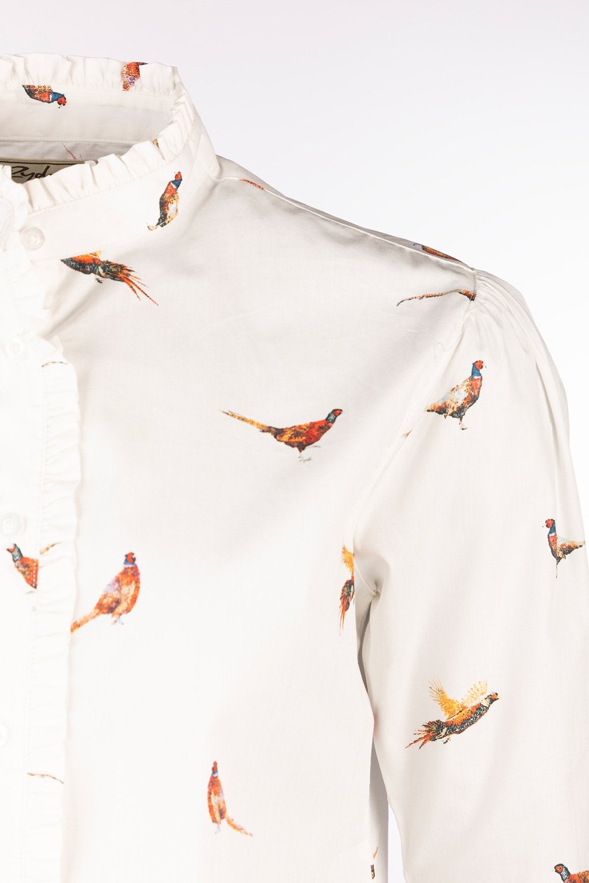 Rydale Ladies Ruffled Short Sleeved Shirt - Wistow