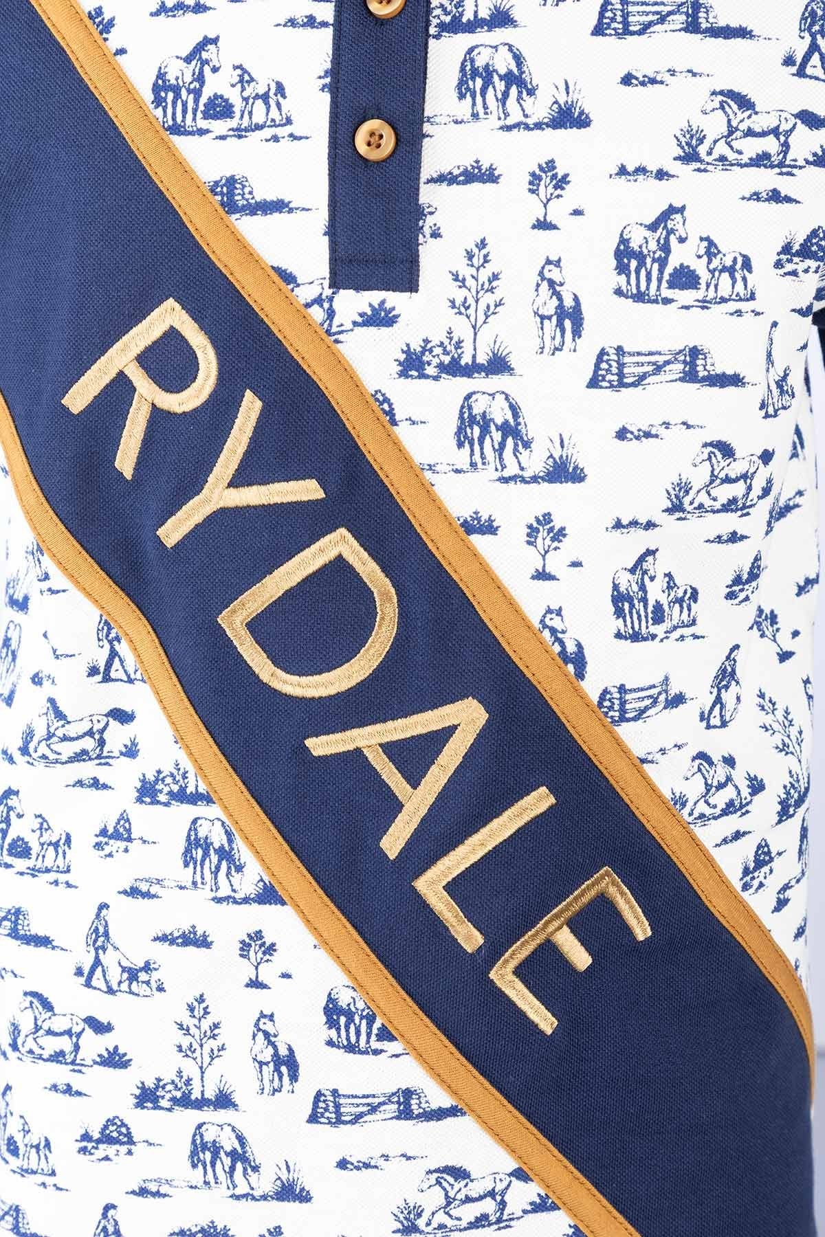 Rydale Junior Equestrian Sash Polo Shirt - Muston