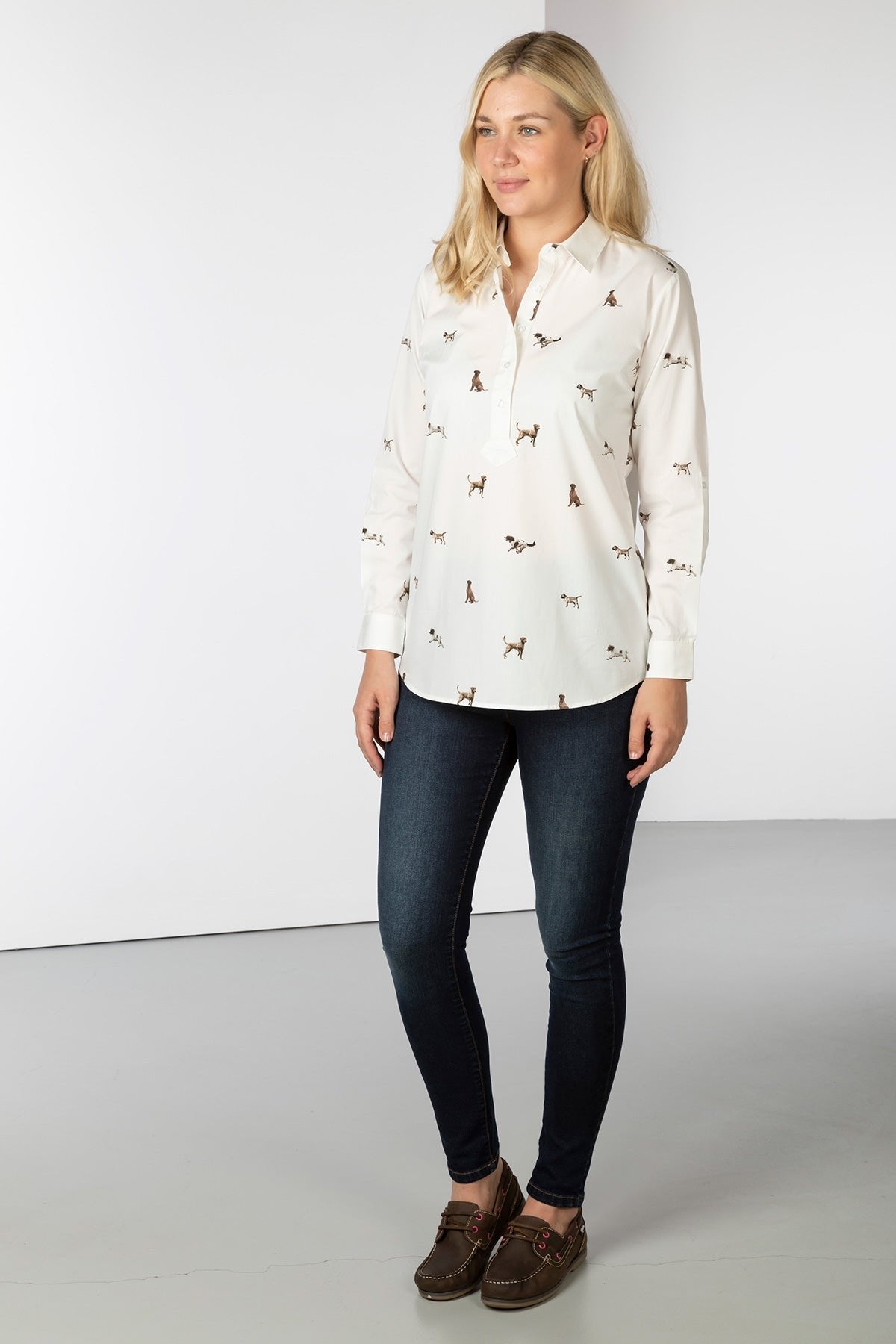 Rydale Ladies Printed Overhead Shirt - Wistow II