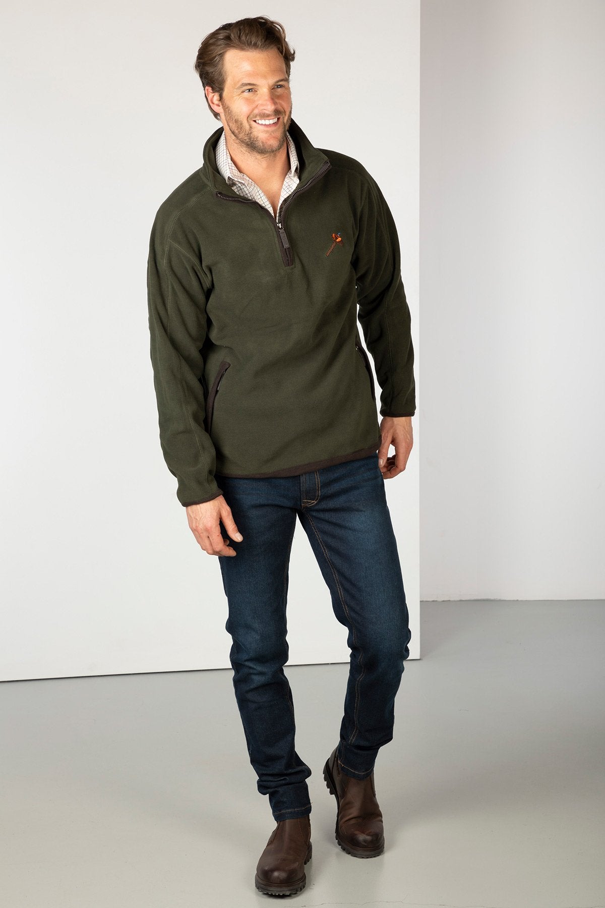 Rydale Men's Half Zip Fleece - Gransmoor