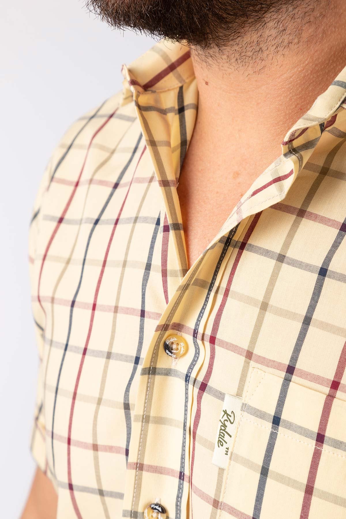 Rydale Men's Short Sleeved Check Shirt
