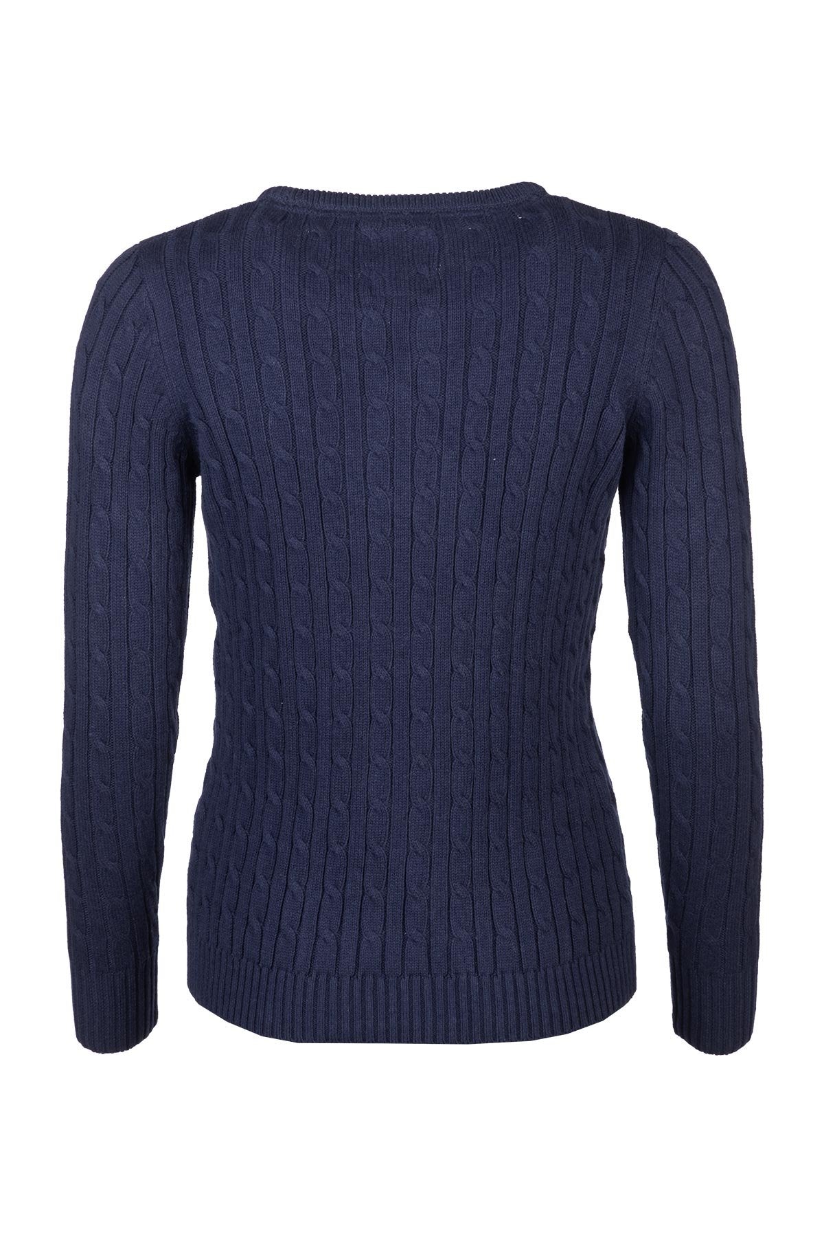 Rydale Ladies Crew Neck Cable Knit Jumper - Emma