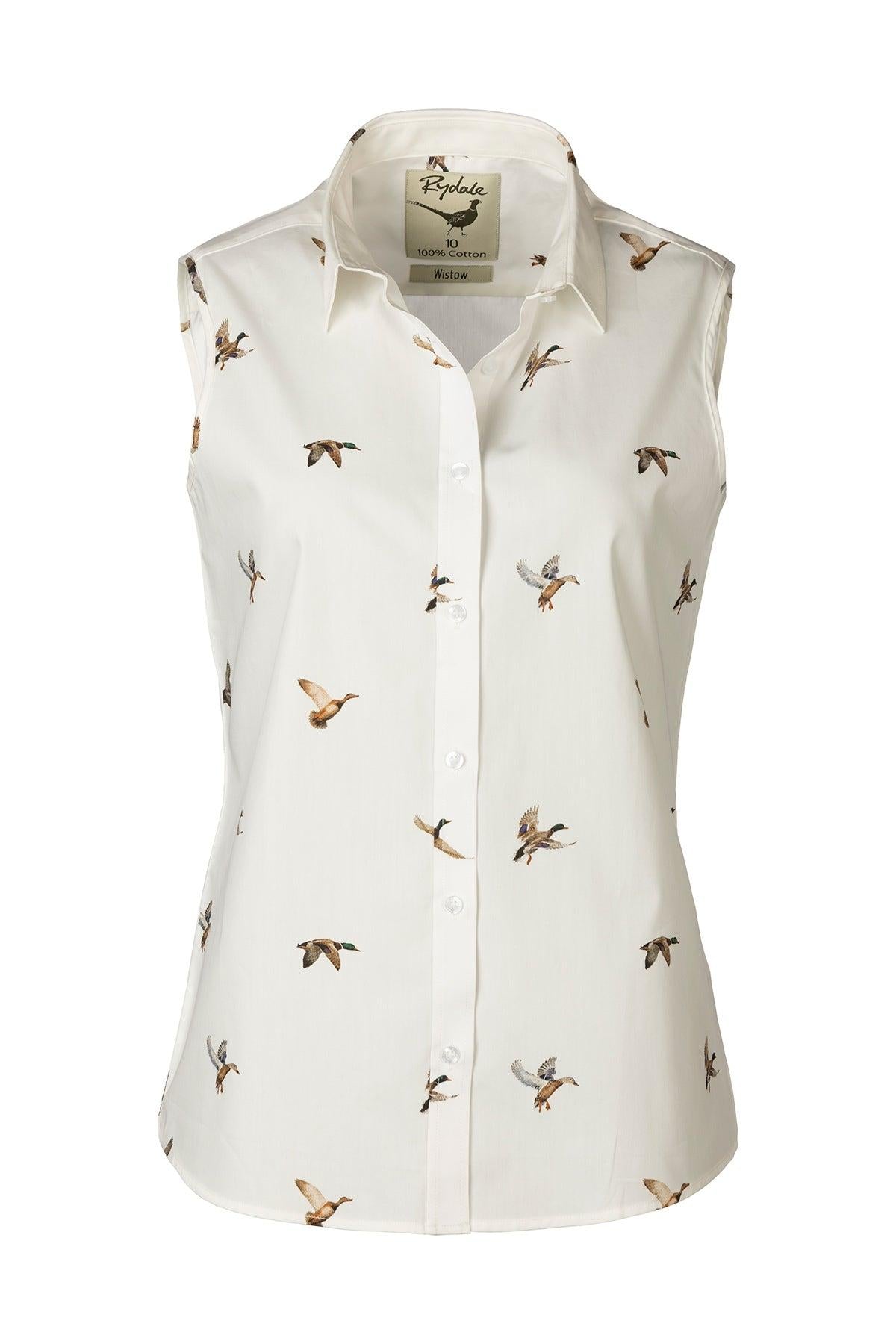Rydale Ladies Sleeveless Shirt With Collar - Wistow II