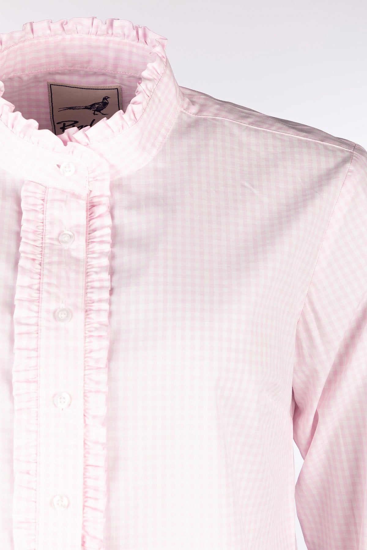 Rydale Ladies Overhead Ruffled Shirt - Ivy