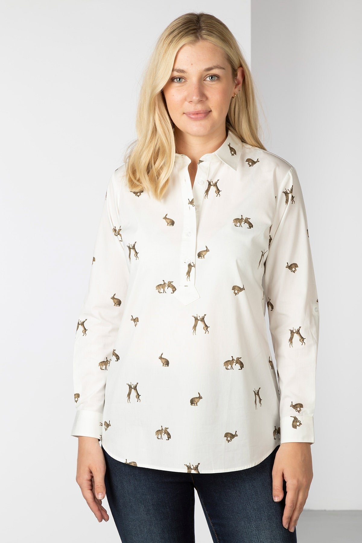 Rydale Ladies Printed Overhead Shirt - Wistow II