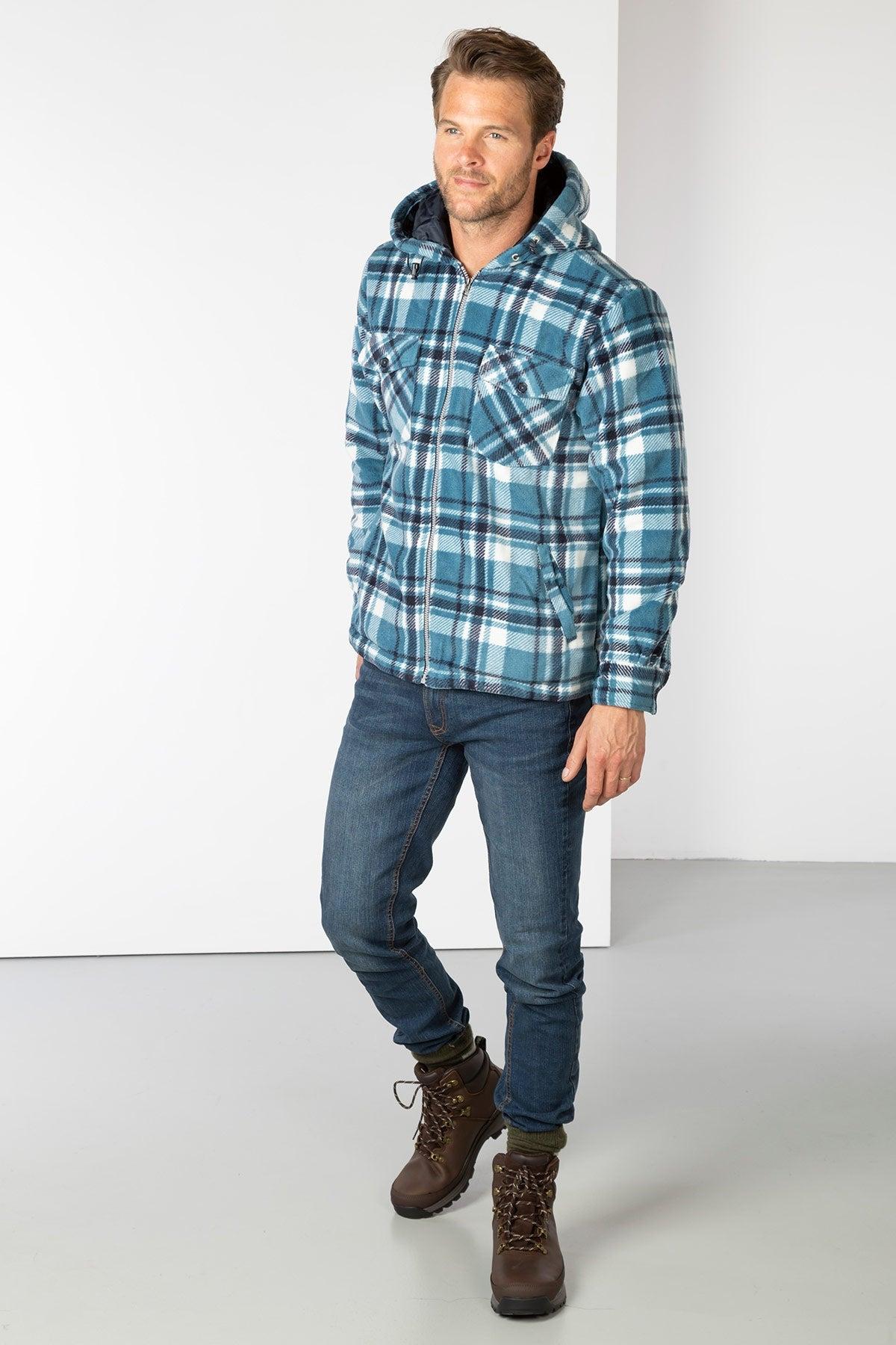 Rydale Men's Hooded Fleece Overshirt - Ulrome