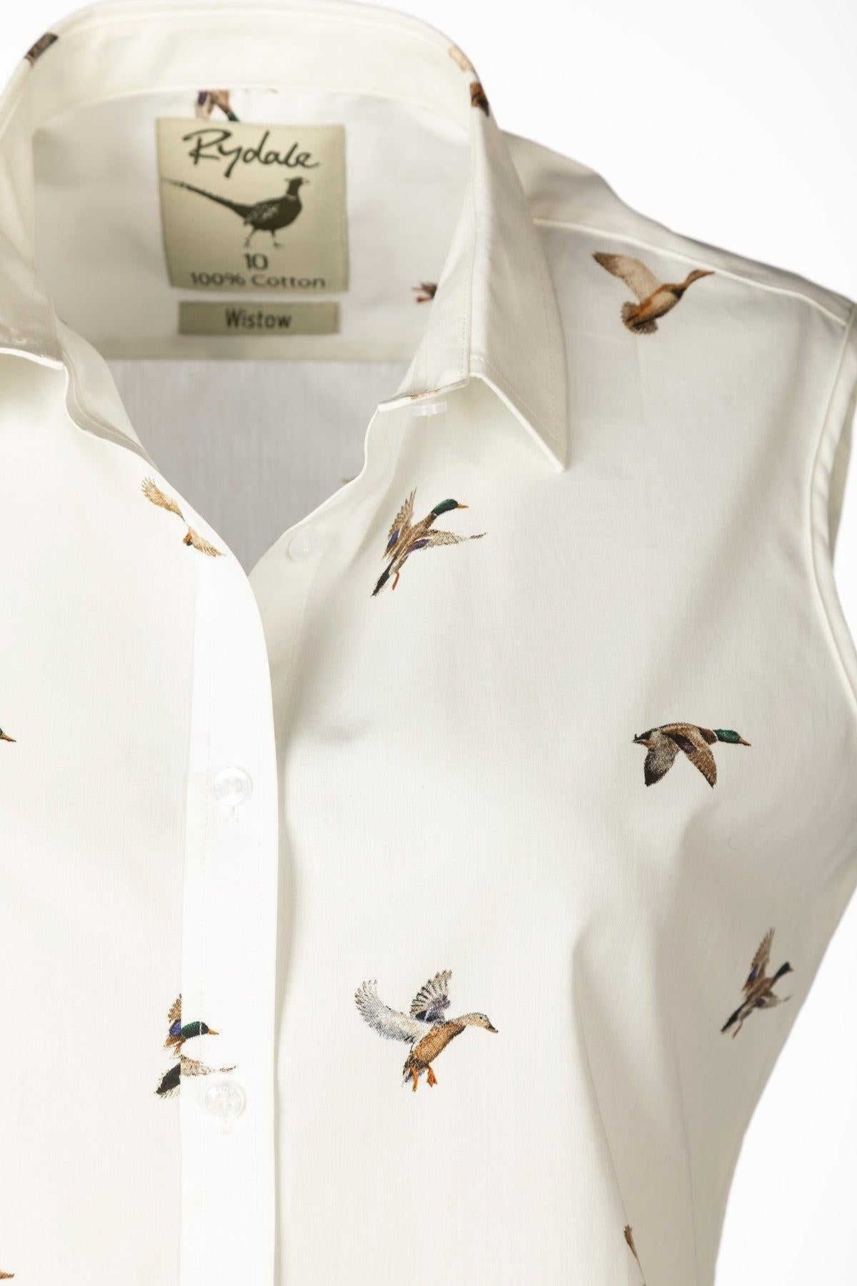 Rydale Ladies Sleeveless Shirt With Collar - Wistow II