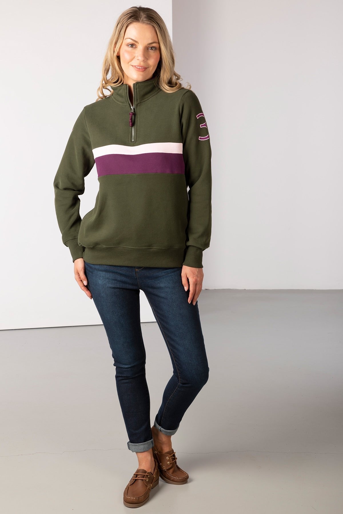 Rydale Ladies Stripe Sweatshirt - Bramham