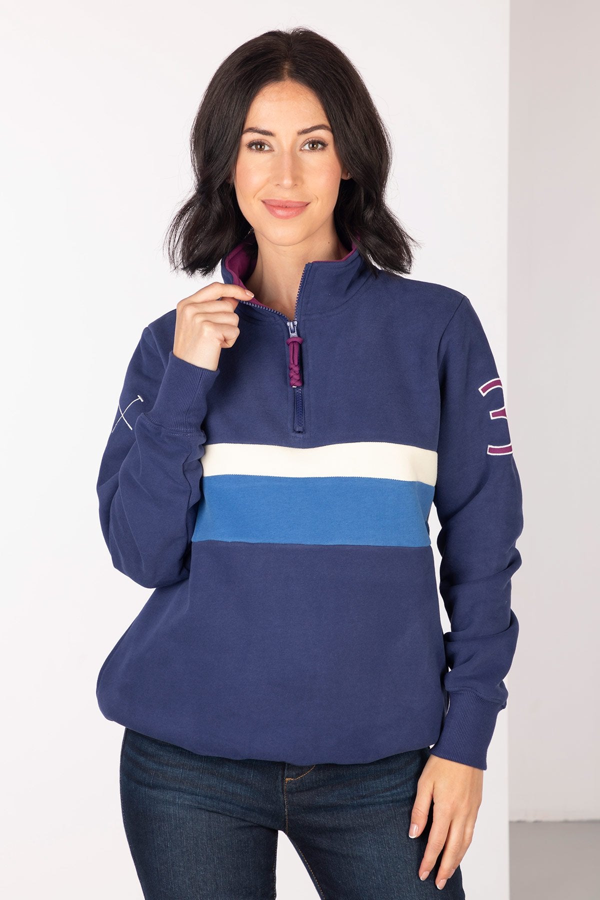 Rydale Ladies Stripe Sweatshirt - Bramham
