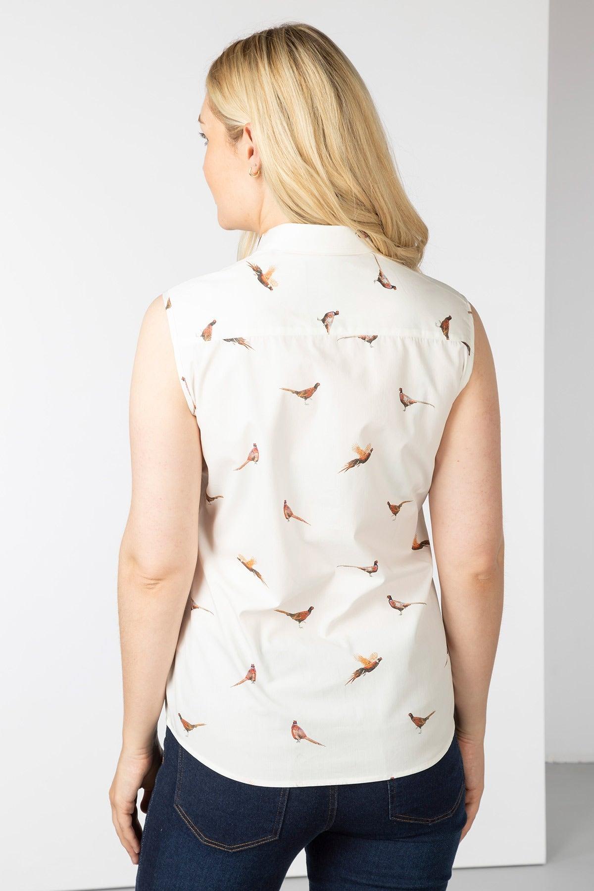Rydale Ladies Sleeveless Shirt With Collar - Wistow II