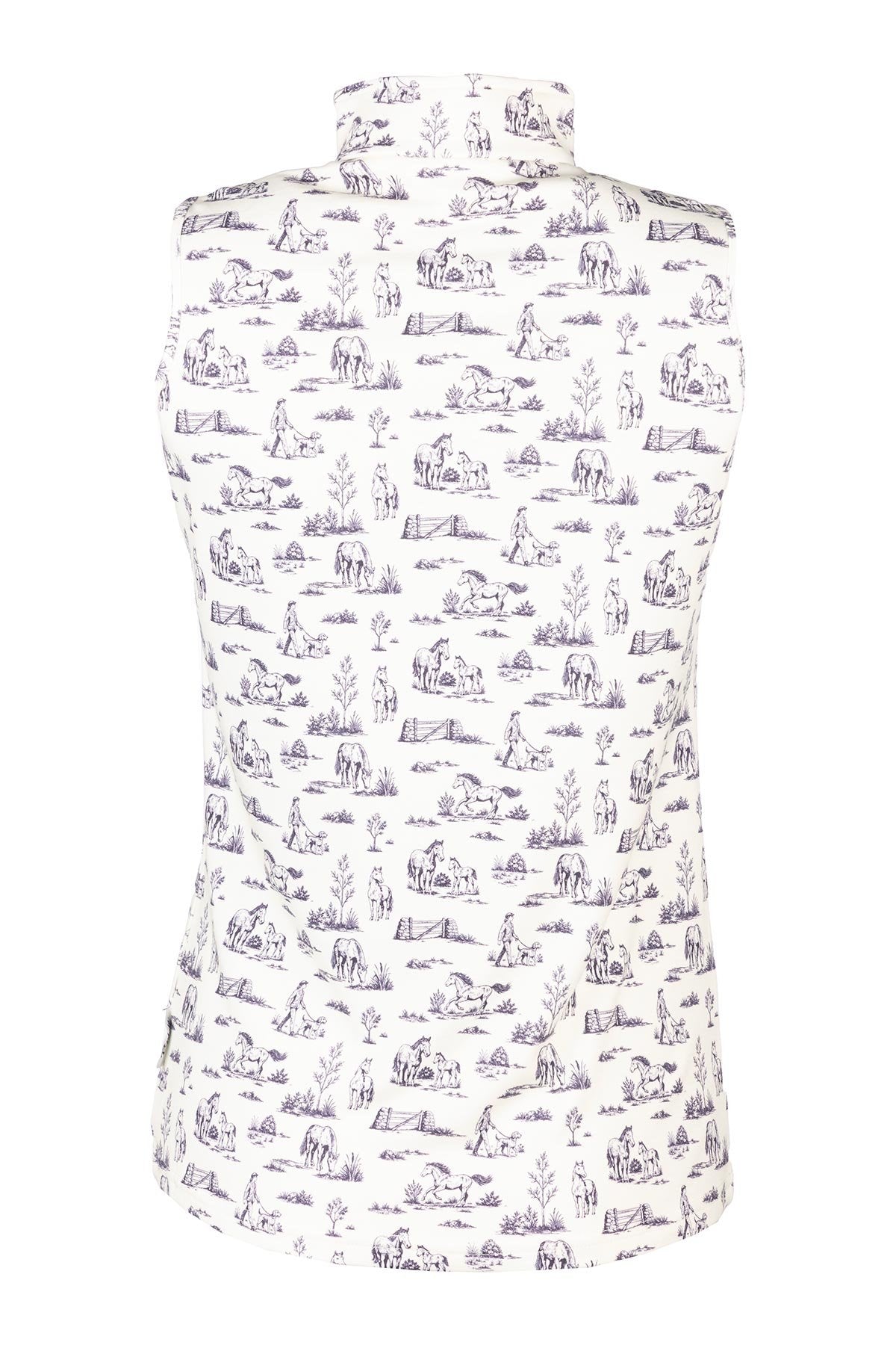 Rydale Ladies Sleeveless 1/4 Zip Top - Foxholes