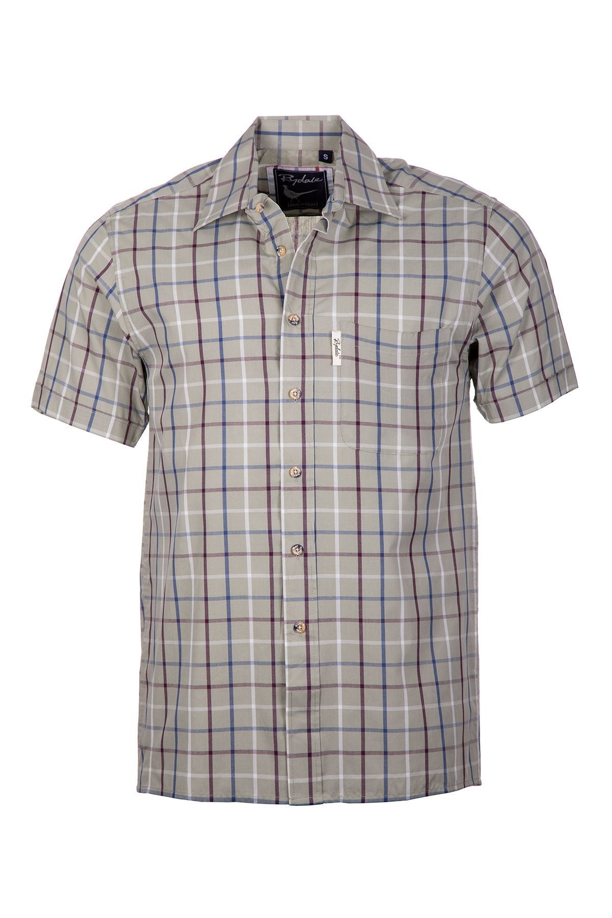 Rydale Men's Short Sleeved Check Shirt