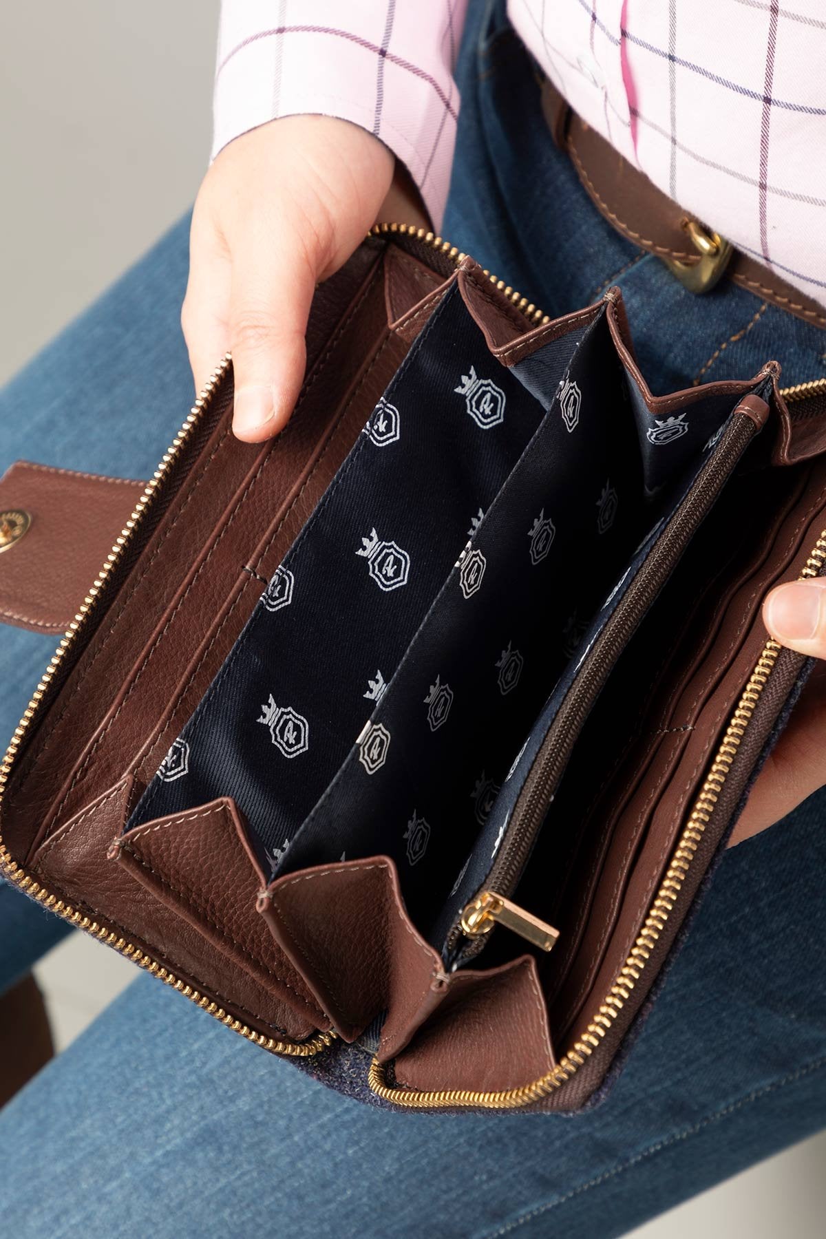 Rydale Ladies Tweed Clutch Purse - Helmsley
