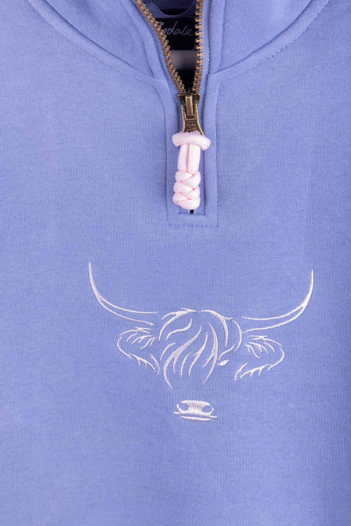 Rydale Mini Girls Quarter Zip Sweatshirt - Byland