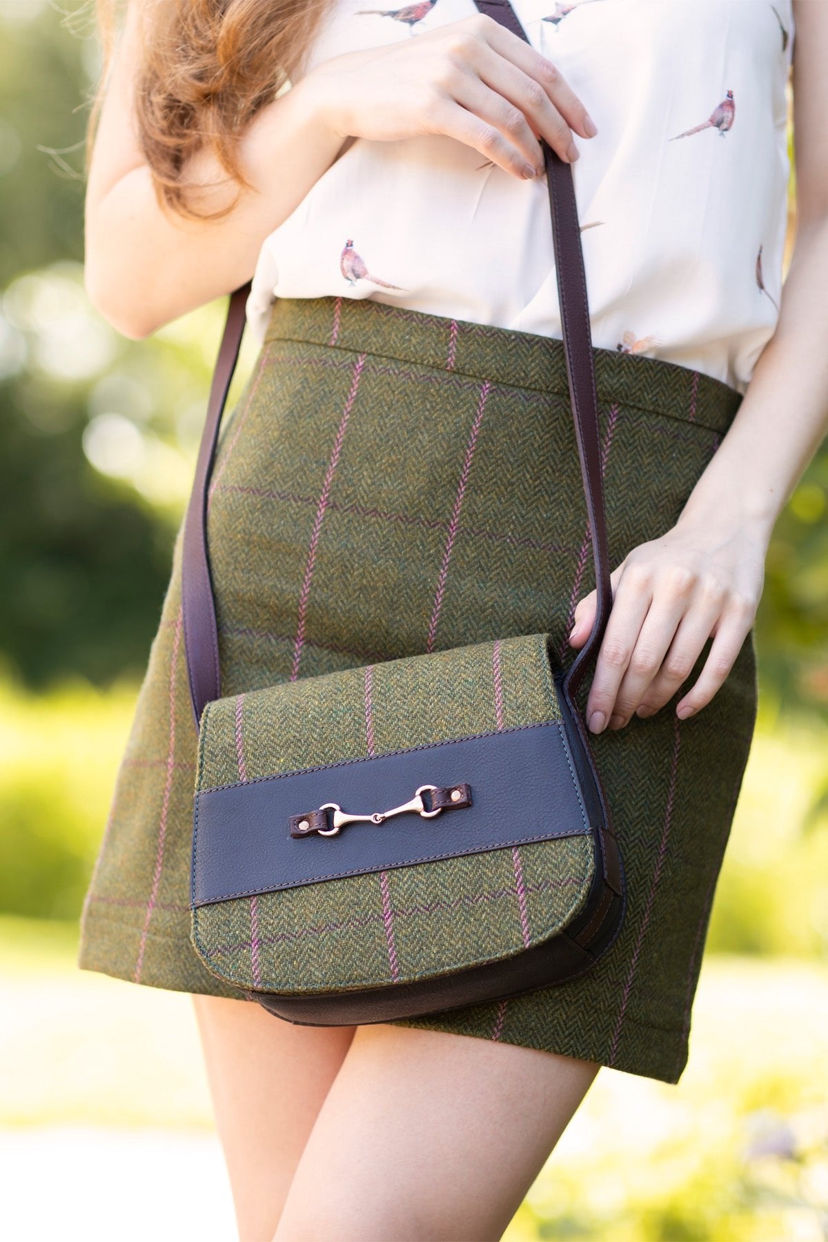 Rydale Ladies Tweed Saddle Bag - Helmsley