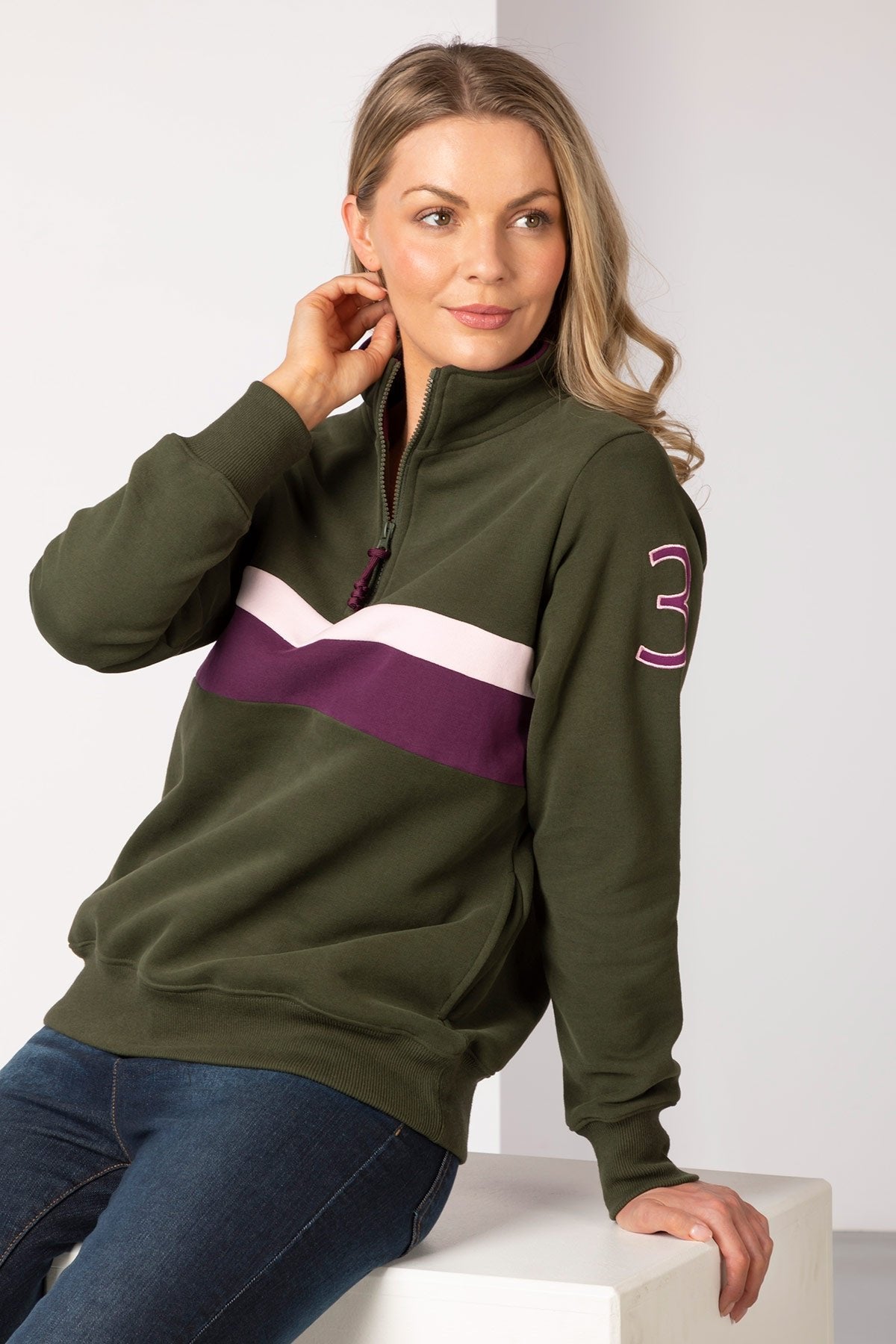 Rydale Ladies Stripe Sweatshirt - Bramham
