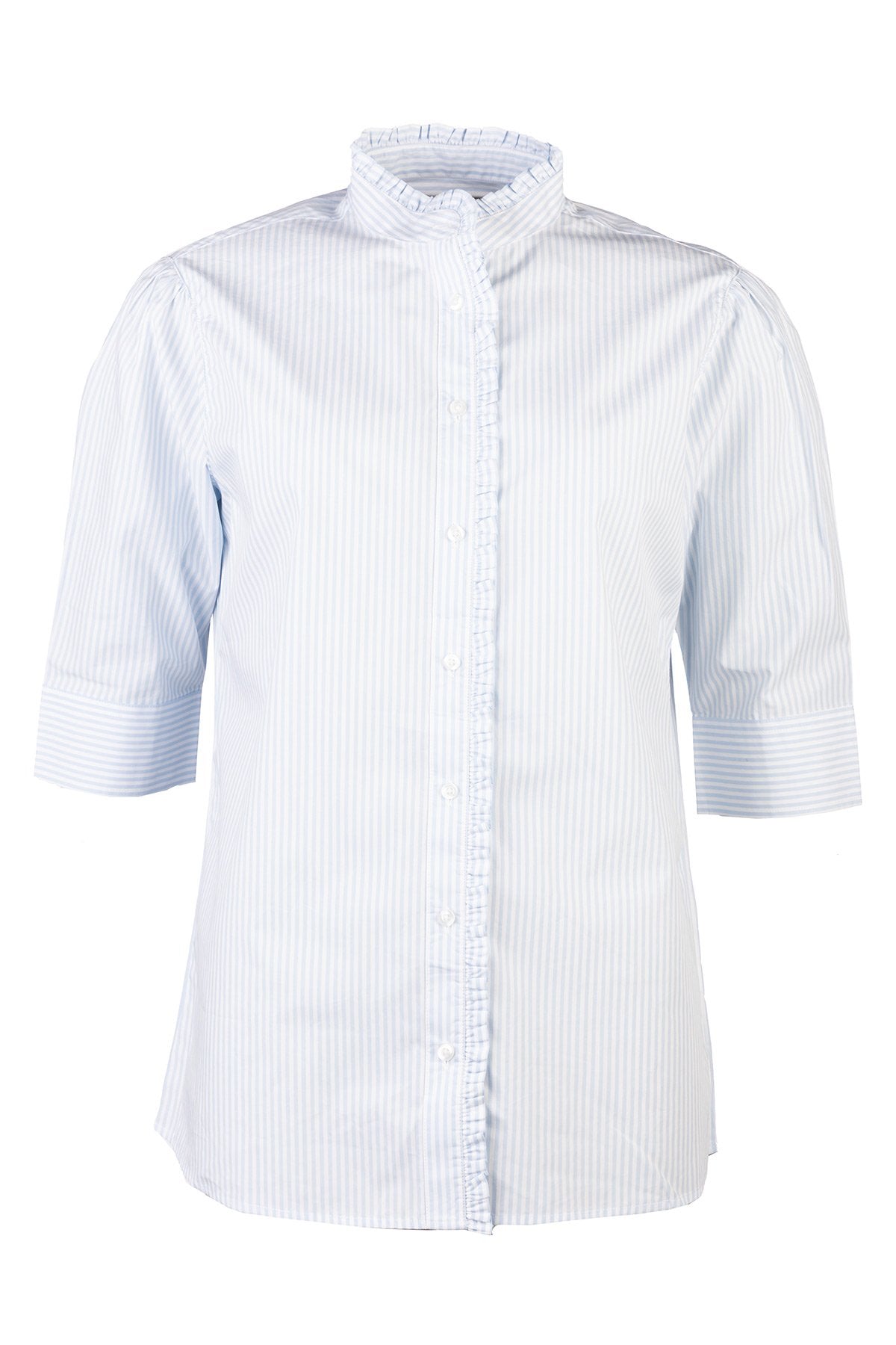 Rydale Ladies Ruffled Short Sleeved Shirt - Ivy