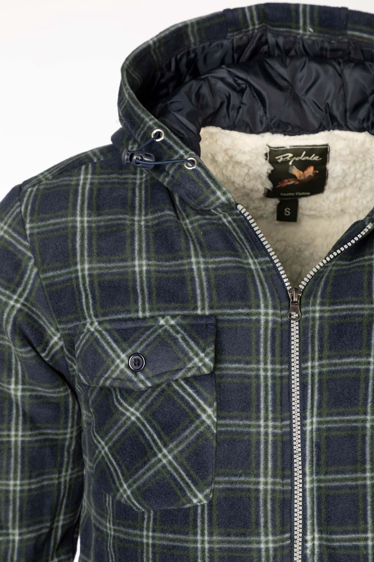 Rydale Men's Hooded Fleece Overshirt - Ulrome