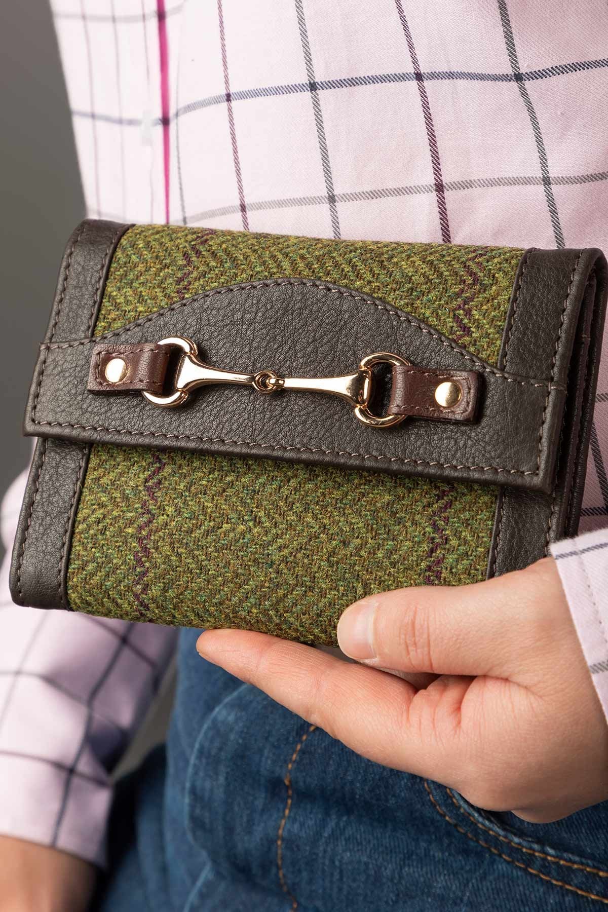 Rydale Ladies Tweed Trifold Purse - Helmsley