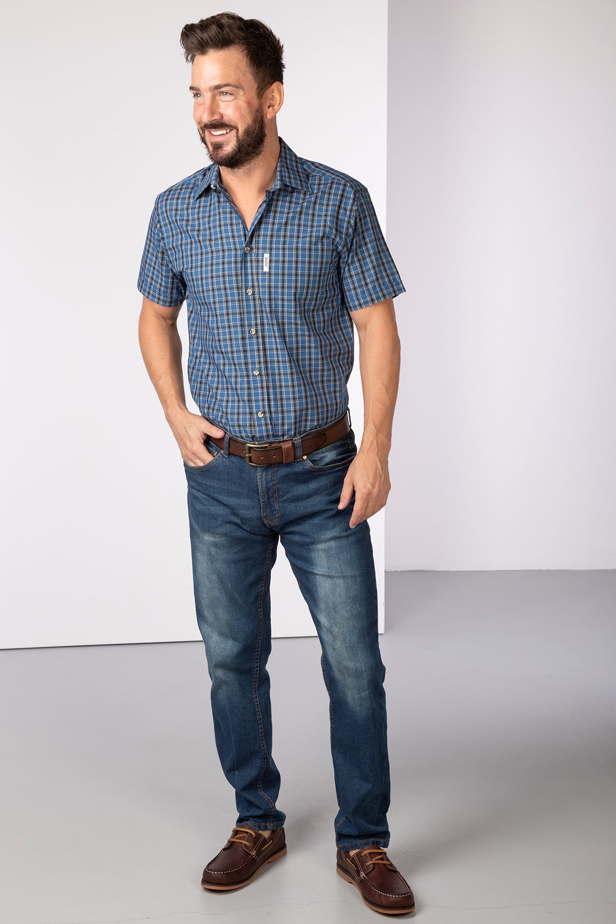 Rydale Men's Short Sleeved Check Shirt