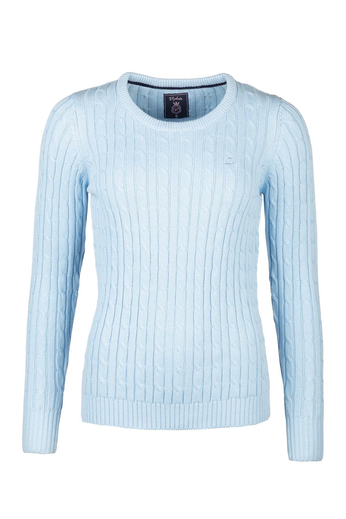 Rydale Ladies Crew Neck Cable Knit Jumper - Emma