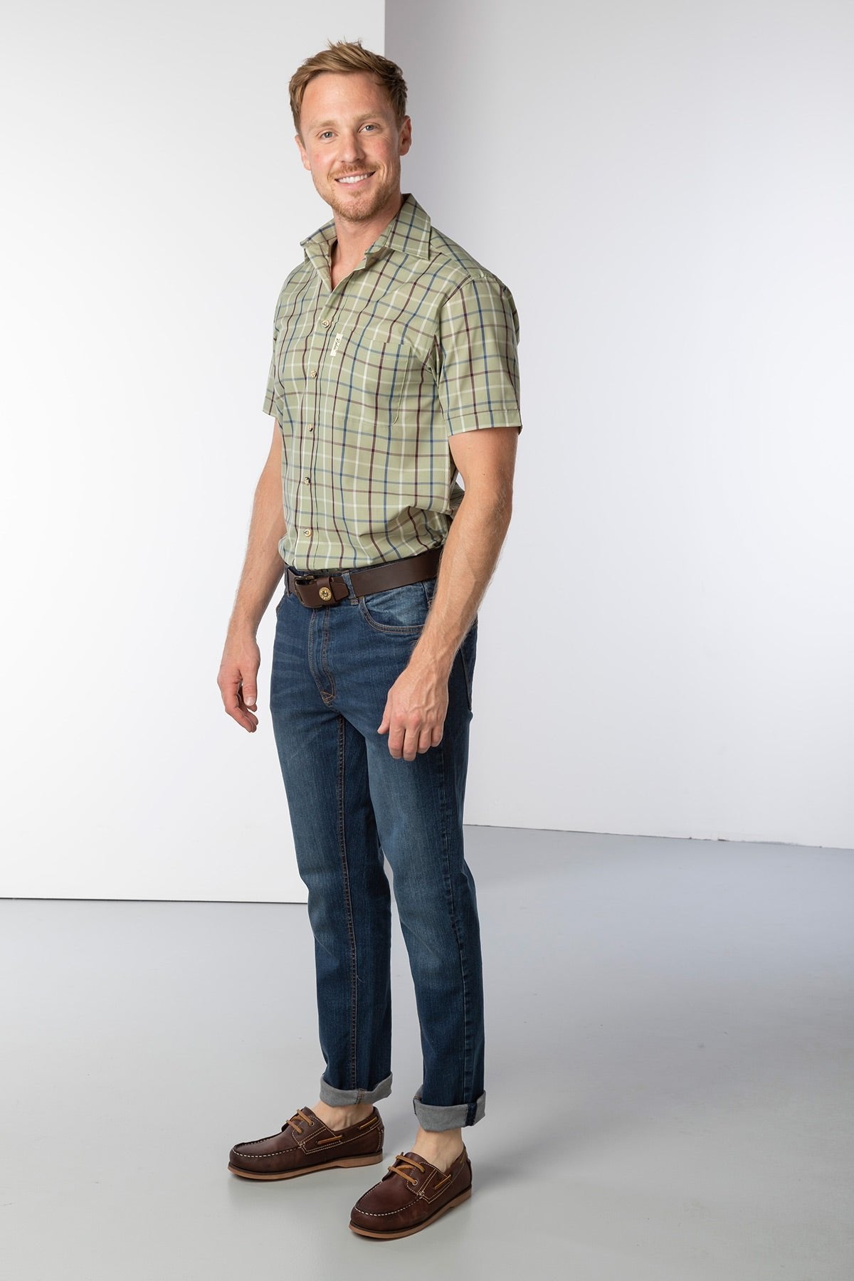 Rydale Men's Short Sleeved Check Shirt