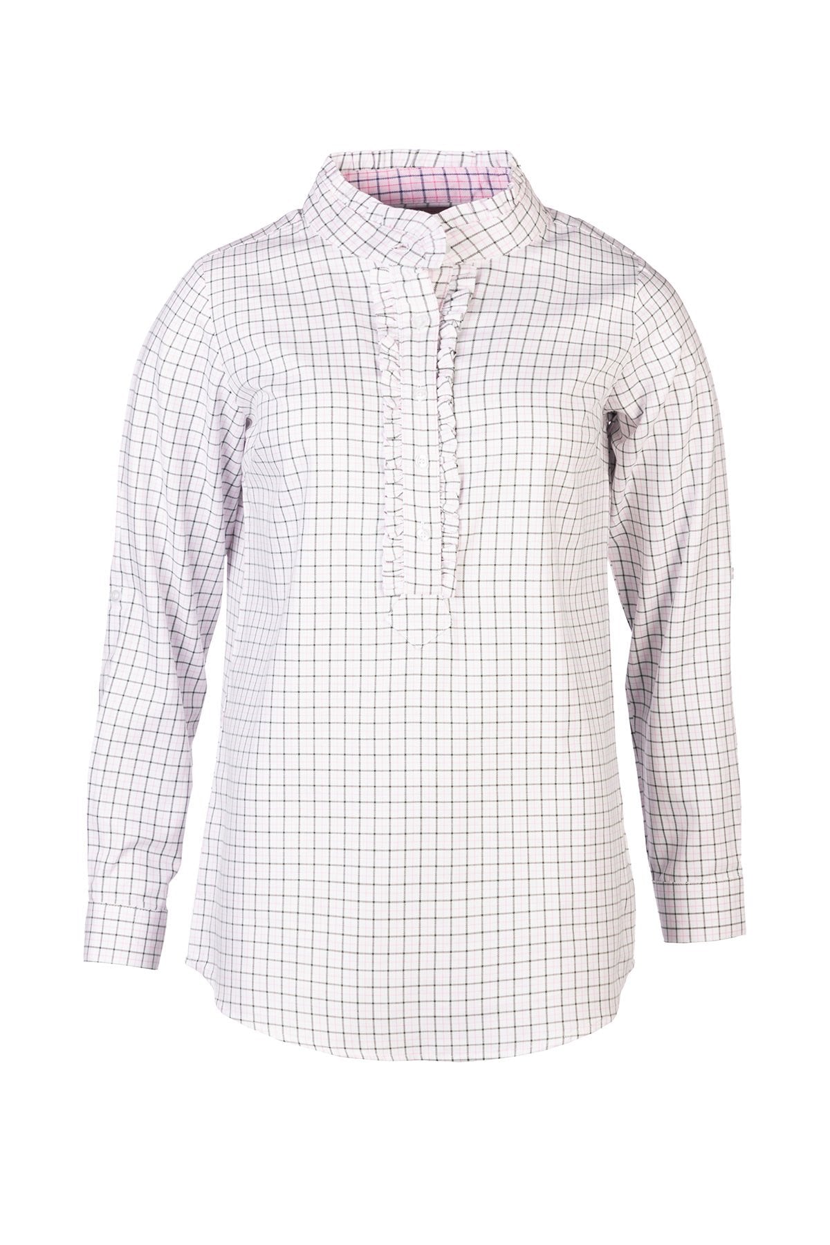 Rydale Ladies Hannah Overhead Ruffled Shirt - Ellie