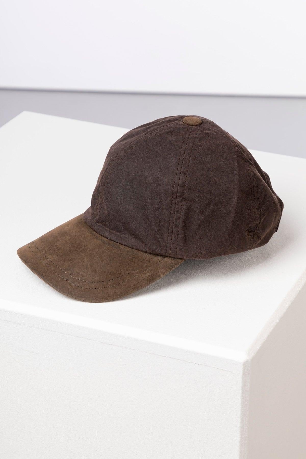 Rydale Men's Wax Baseball Cap with Nubuck Peak - Danby