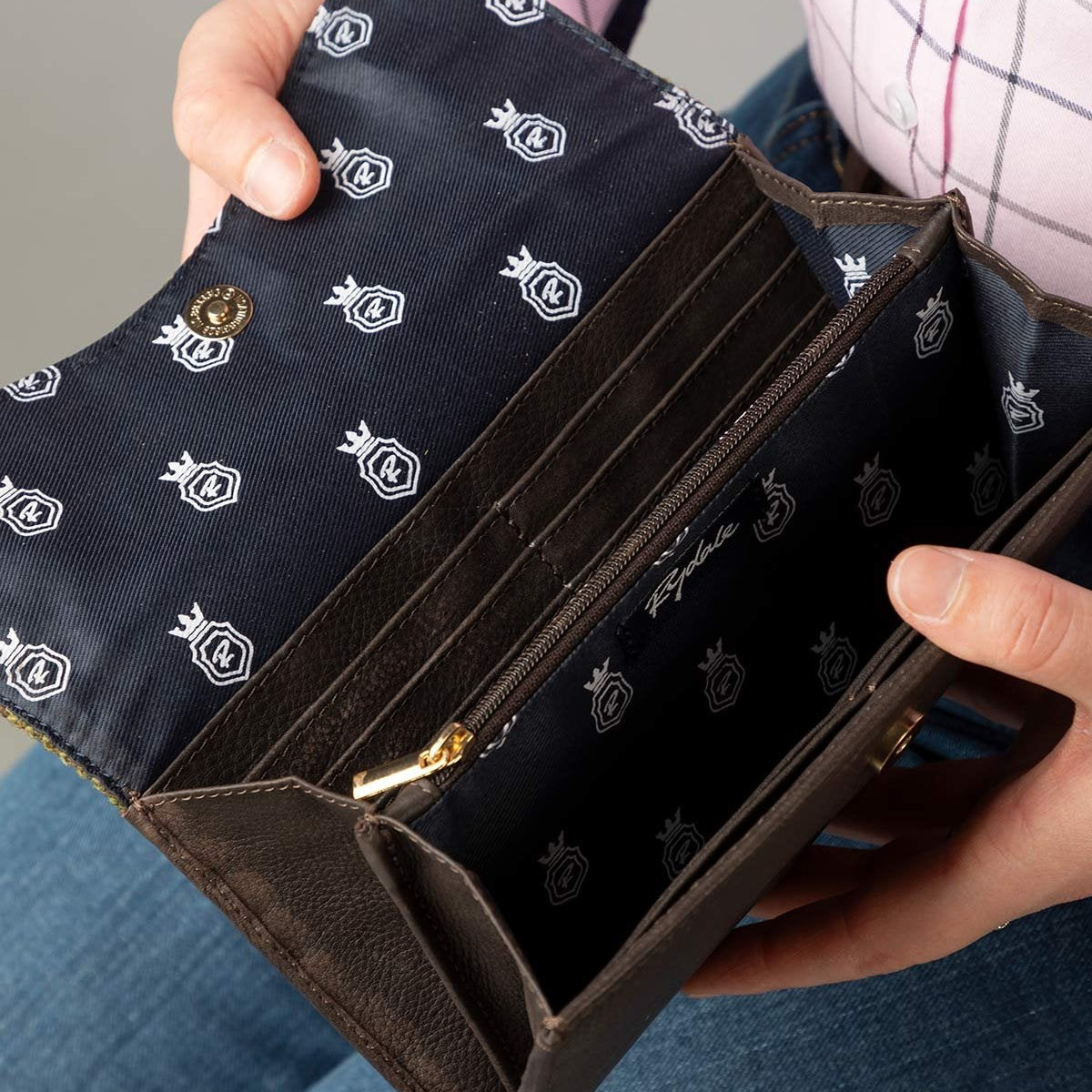 Rydale Ladies Tweed Snaffle Purse - Helmsley