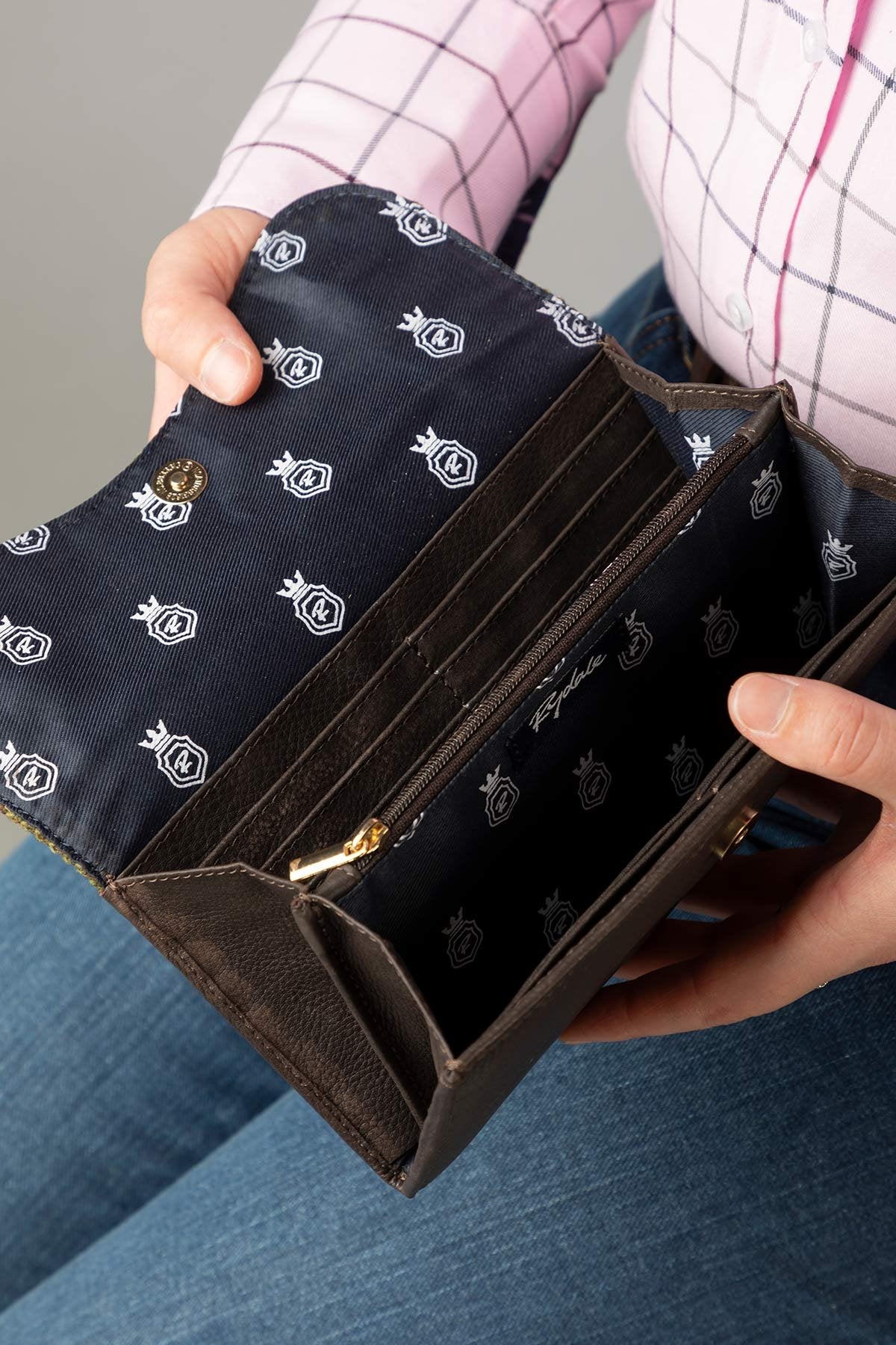 Rydale Ladies Tweed Snaffle Purse - Helmsley