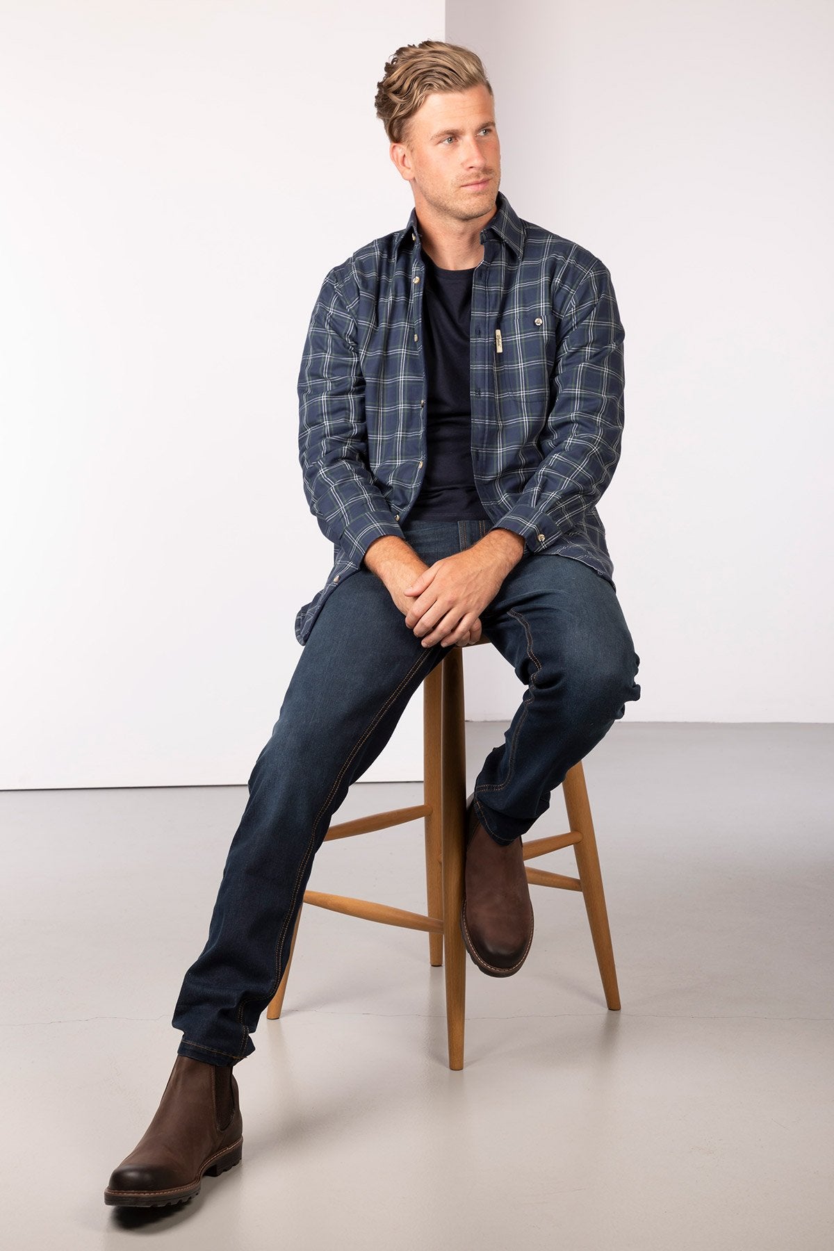 Rydale Men's Fleece Lined Shirt